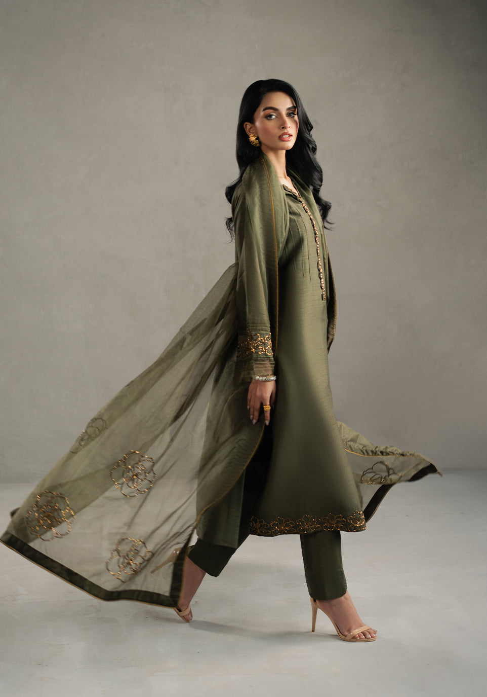 Zarqash | Silk Edit | ZQS 006 ARIA by Zarqash - Designer Dress - Type: Ladies Clothes - Available at Libayah - 100% Original