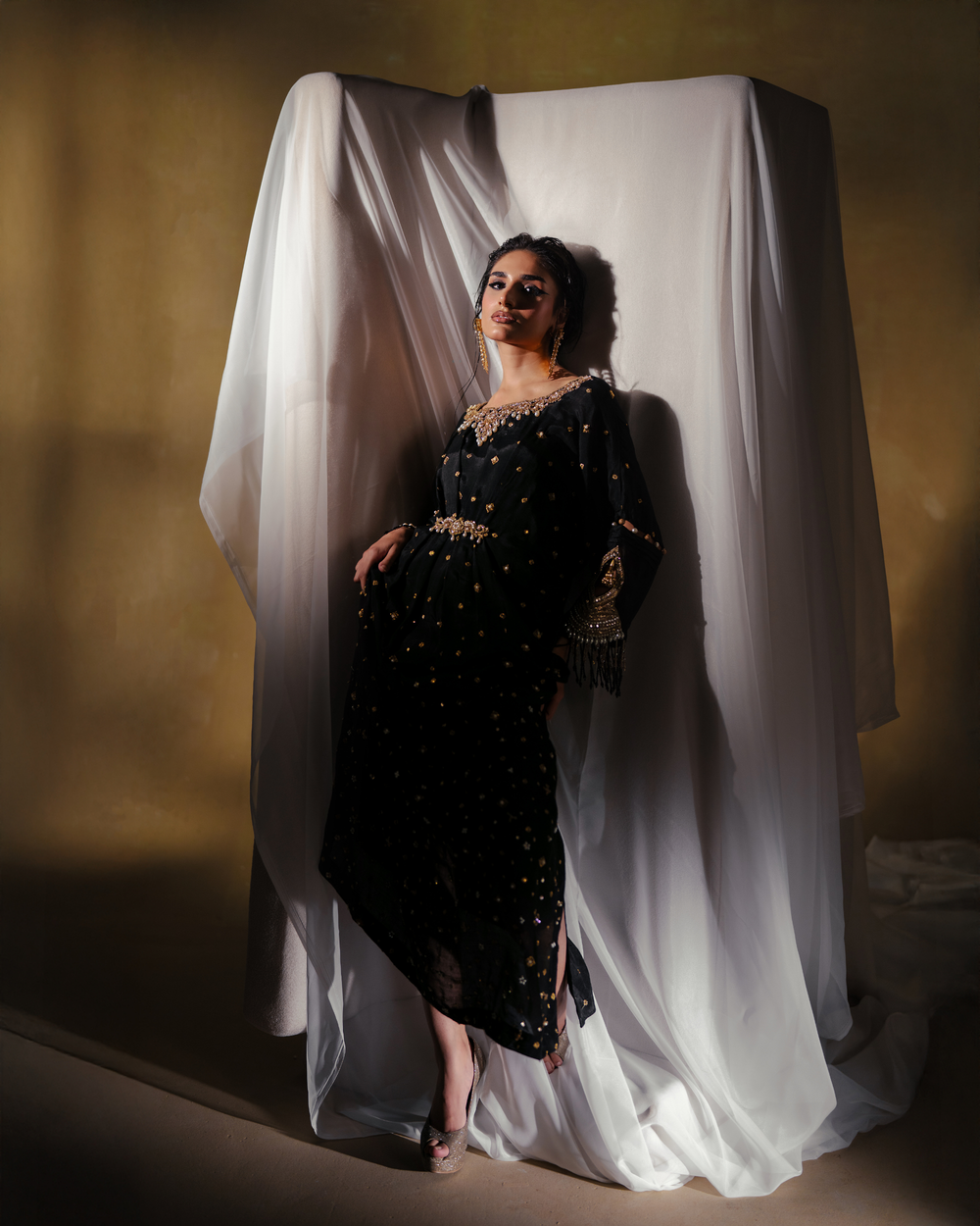 Vasal | Zyra Luxe Pret 26 | Black Orchid by Vasal - Designer Dress  - Type : Ladies Clothes - Available at Libayah - 100% Original 