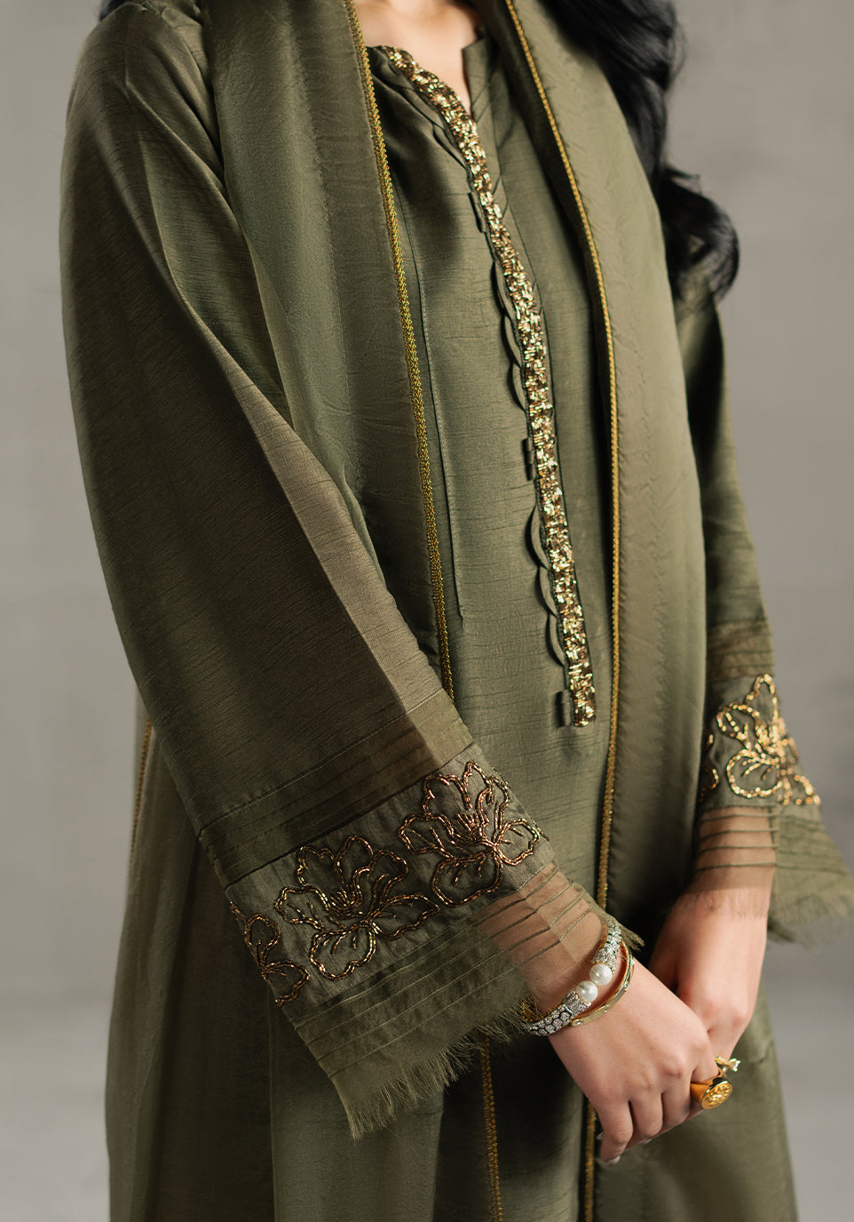 Zarqash | Silk Edit | ZQS 006 ARIA by Zarqash - Designer Dress - Type: Ladies Clothes - Available at Libayah - 100% Original