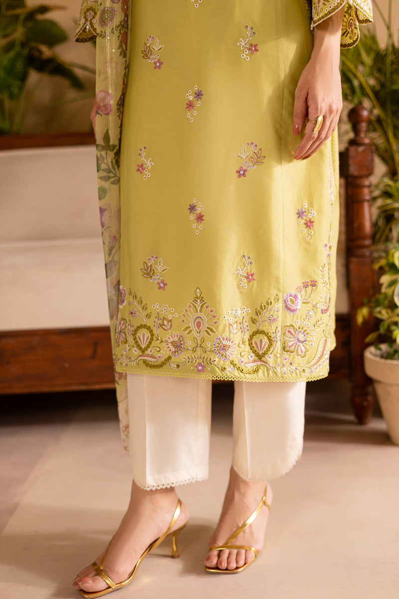 Batik | Nyra Embroidered Summer Solids | Apple Pie by Batik - Designer Dress - Type: Ladies Clothes - Available at Libayah - 100% Original