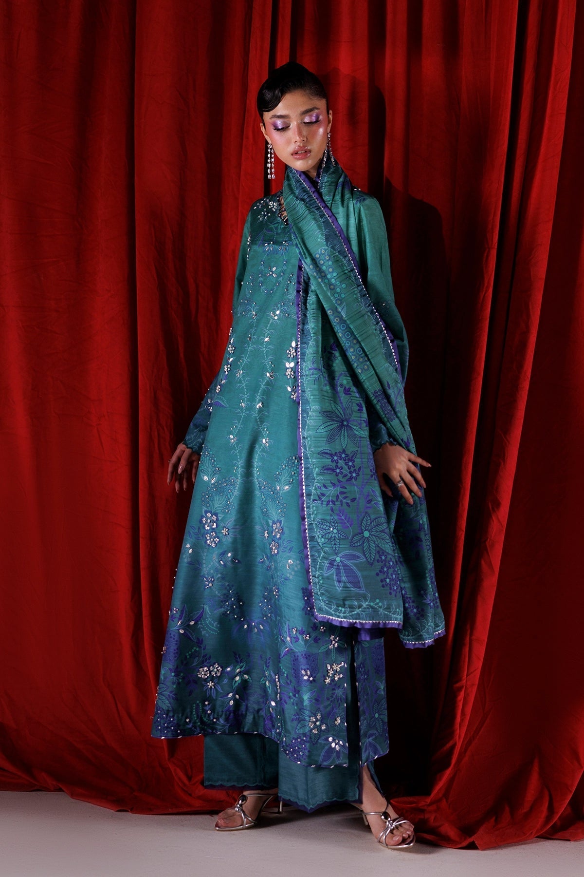 Rangrasiya | Luxe Silk 26 | Lumeire by Rangrasiya - Designer Dress  - Type : Ladies Clothes - Available at Libayah - 100% Original 