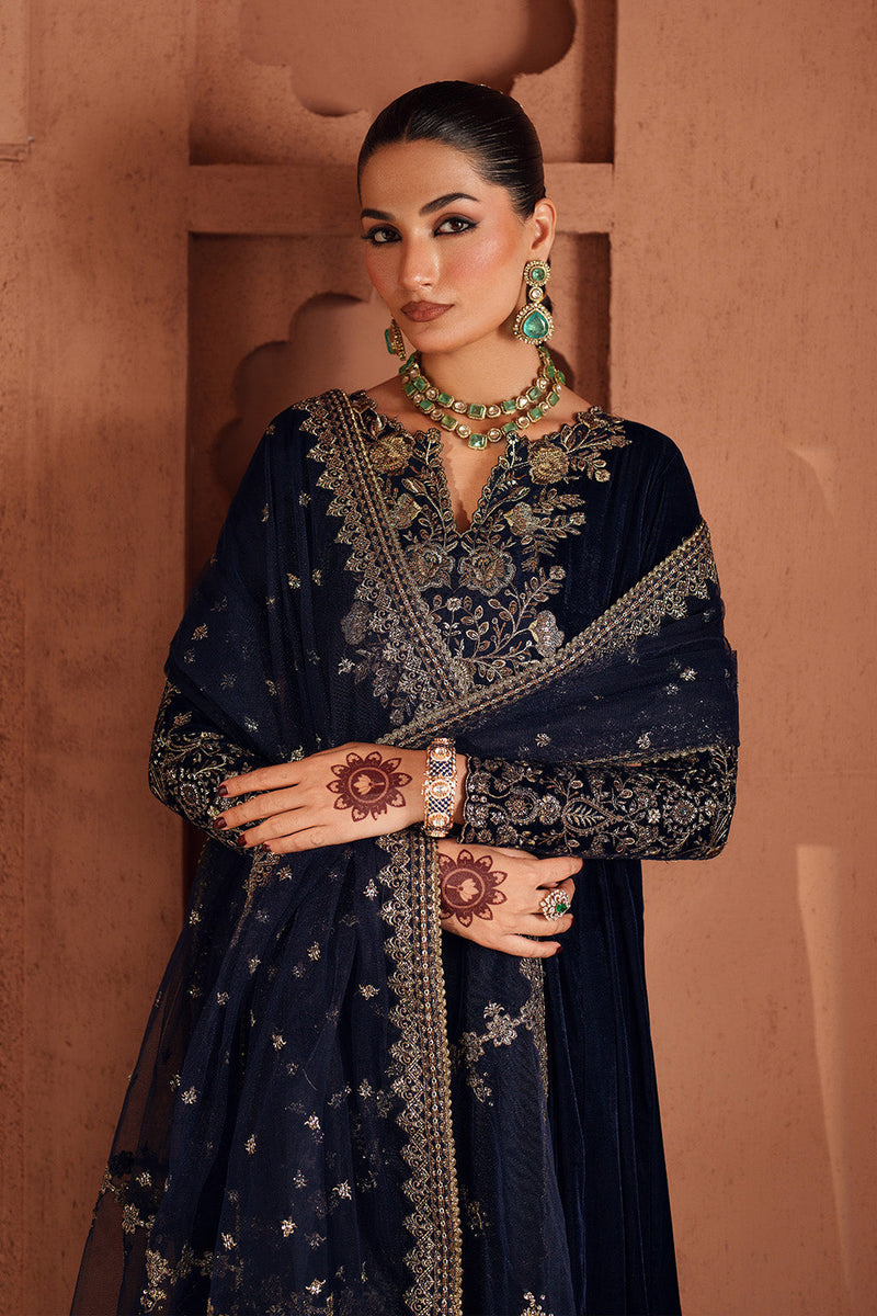 Iznik | Velvet 25 | IV-66 Embroidered Velvet by Iznik - Designer Dress - Type : Ladies Clothes - Available at Libayah - 100% Original 