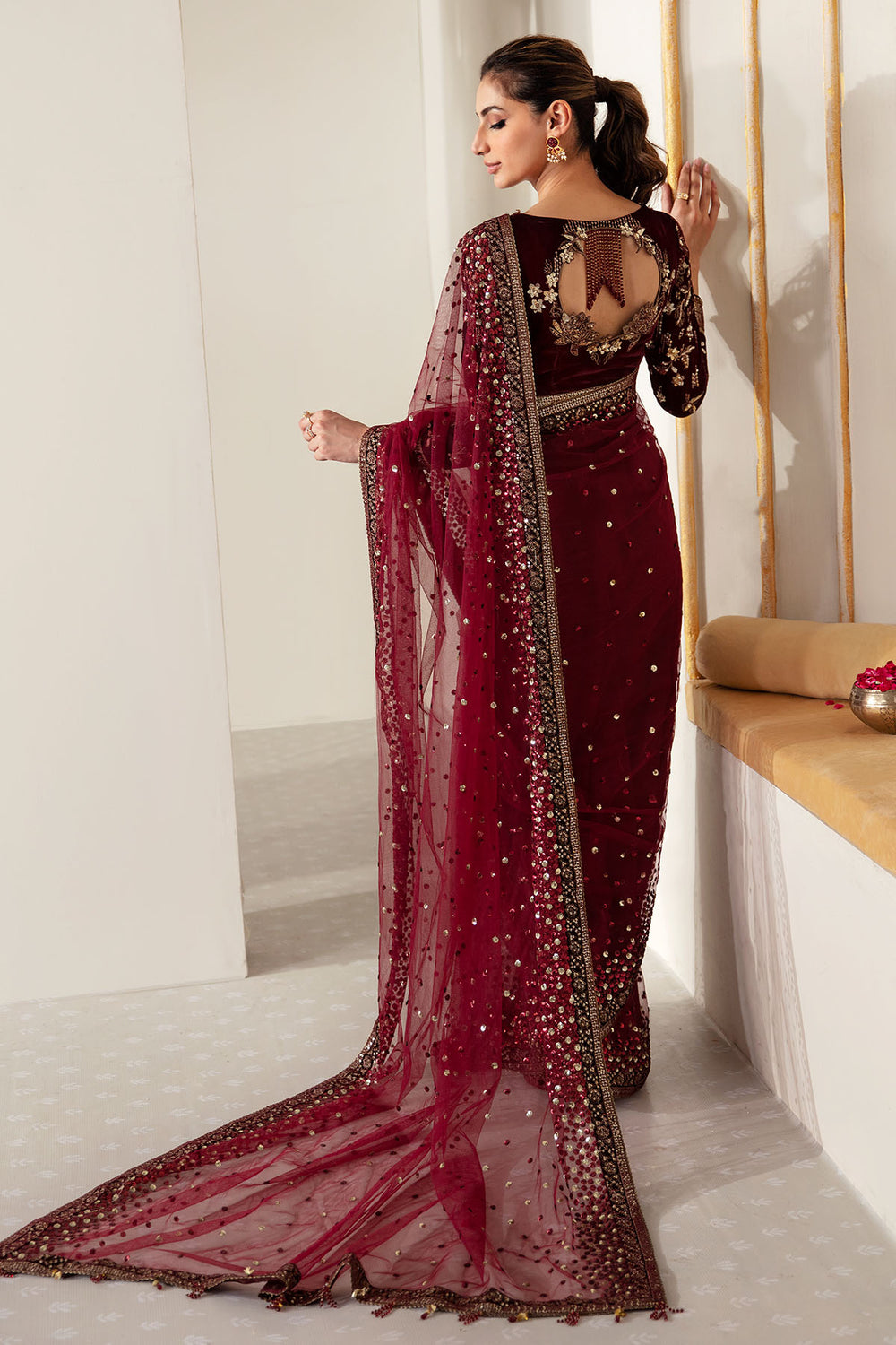 Jazmin | Velvet Edit 24 | Velvet Formal VF-2016 by Jazmin - Designer Dress - Type: Formal - Available at Libayah - 100% Original