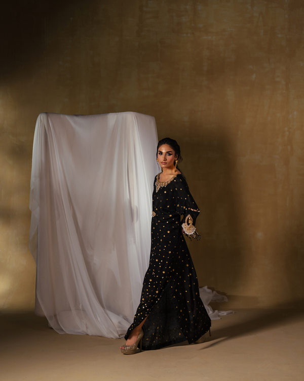 Vasal | Zyra Luxe Pret 26 | Black Orchid by Vasal - Designer Dress  - Type : Ladies Clothes - Available at Libayah - 100% Original 