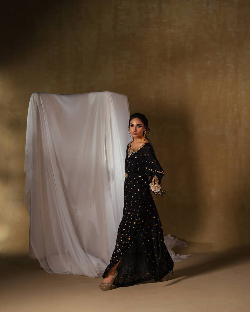 Vasal | Zyra Luxe Pret 26 | Black Orchid by Vasal - Designer Dress  - Type : Ladies Clothes - Available at Libayah - 100% Original 