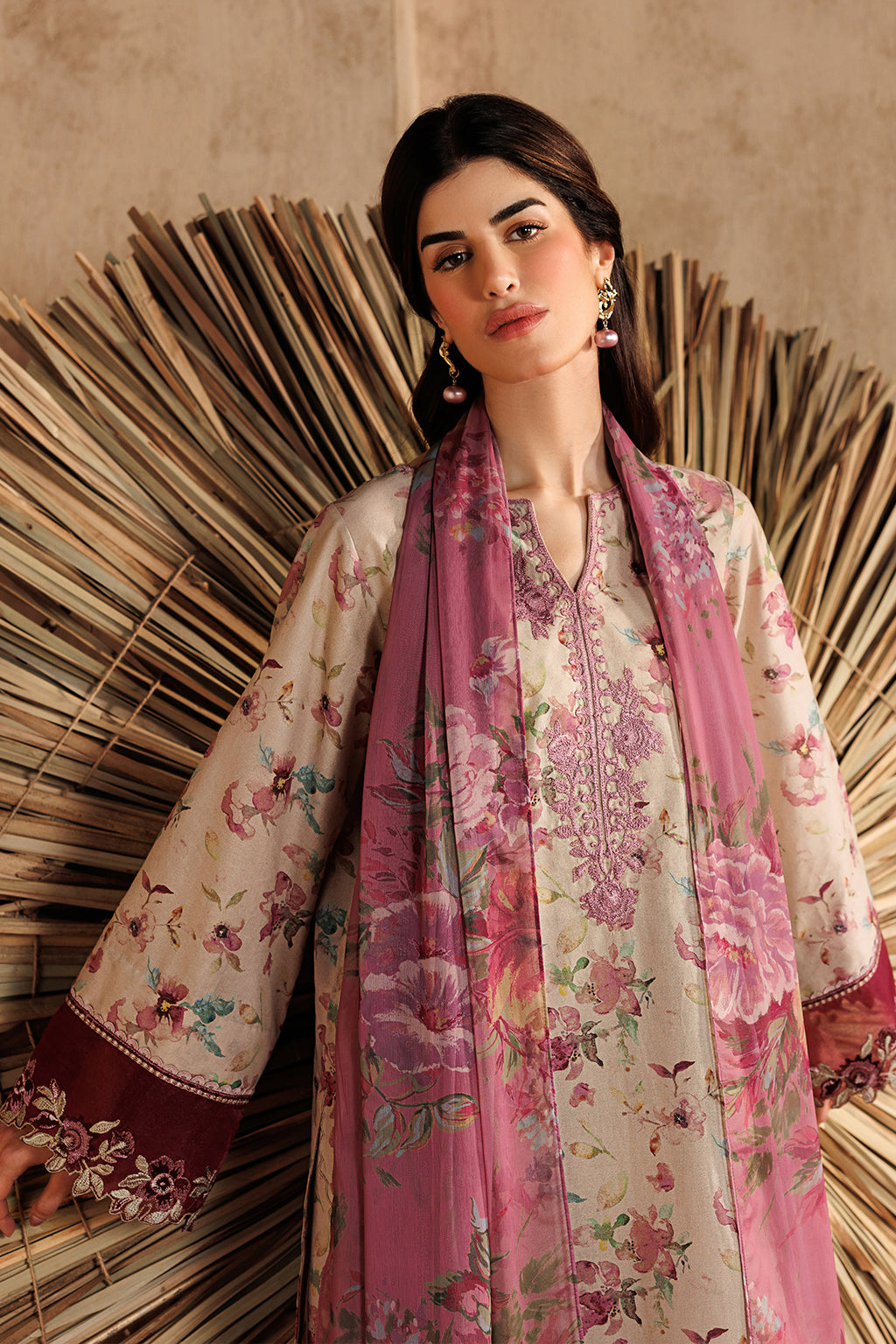Iznik | Printed Lawn 26 | UE-674 Printed Lawn by Iznik - Designer Dress  - Type : Ladies Clothes - Available at Libayah - 100% Original 