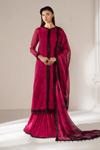 Baroque | Formals Collection | EMBROIDERED CHIFFON UF-4138 by Baroque - Designer Dress  - Type : Ladies Clothes - Available at Libayah - 100% Original 
