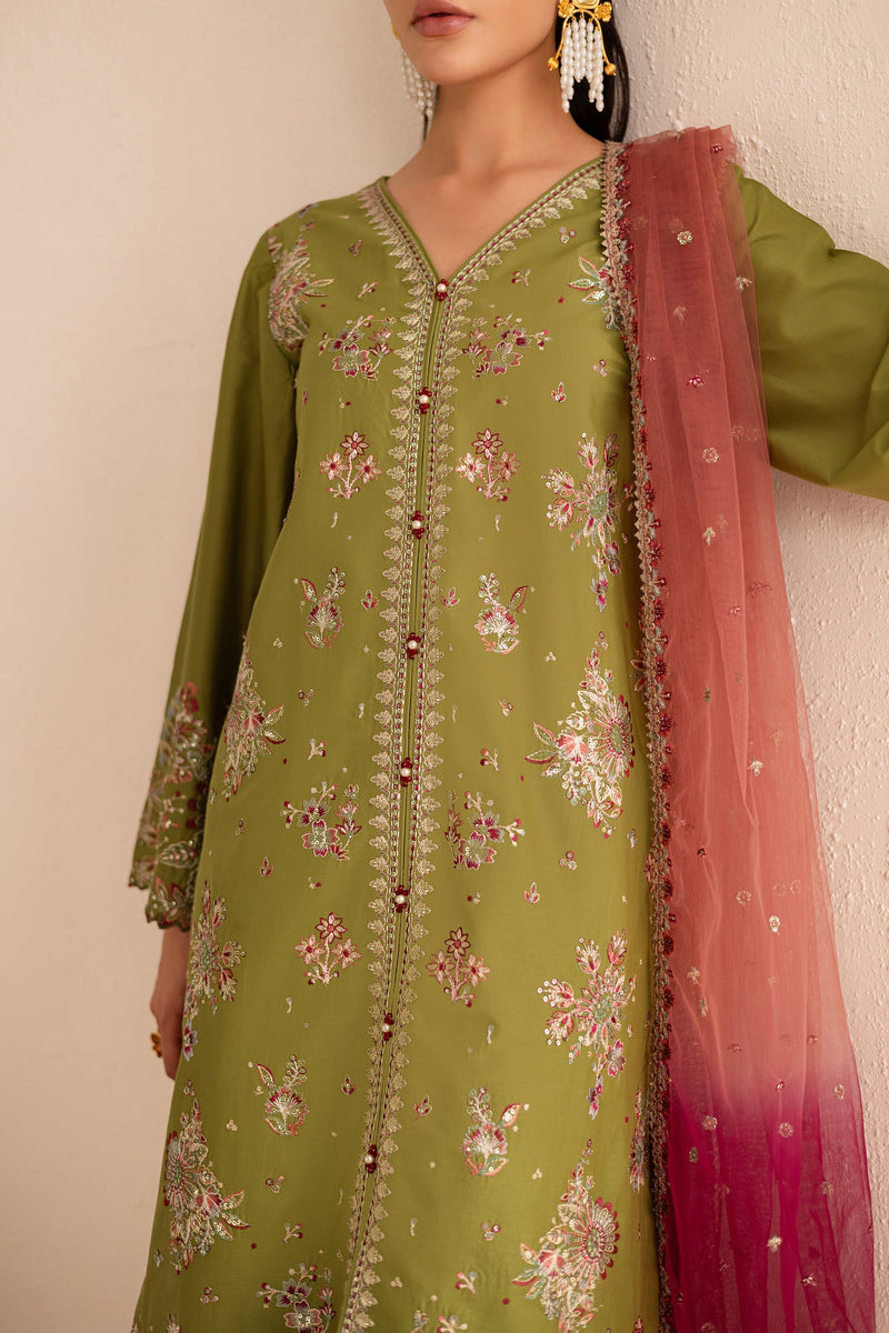 Batik | Nyra Embroidered Summer Solids | Slush by Batik - Designer Dress - Type: Ladies Clothes - Available at Libayah - 100% Original