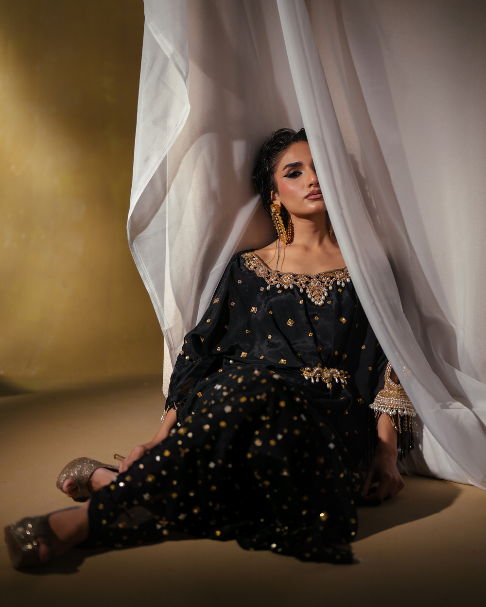 Vasal | Zyra Luxe Pret 26 | Black Orchid by Vasal - Designer Dress  - Type : Ladies Clothes - Available at Libayah - 100% Original 