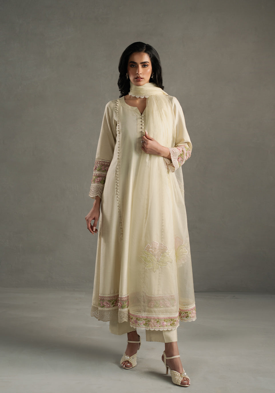 Zarqash | Silk Edit | ZQS 017 SUNLEE by Zarqash - Designer Dress - Type: Ladies Clothes - Available at Libayah - 100% Original
