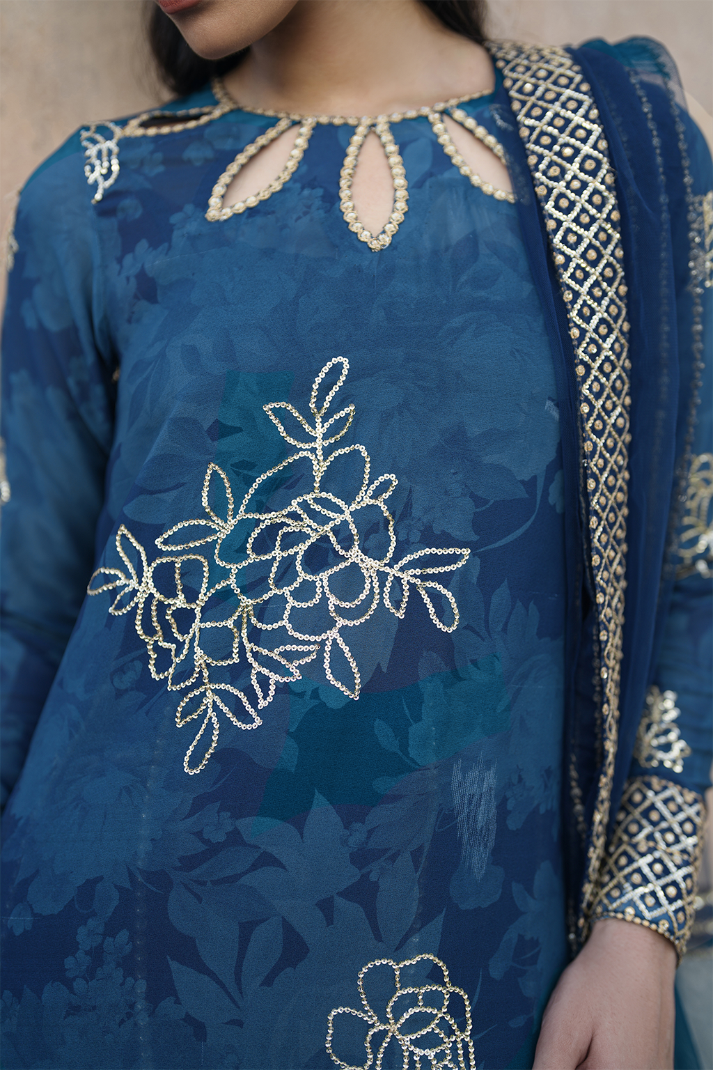 Iznik | Bandhani Formals | UE-331 by Iznik - Designer Dress - Type: Ladies Clothes - Available at Libayah - 100% Original