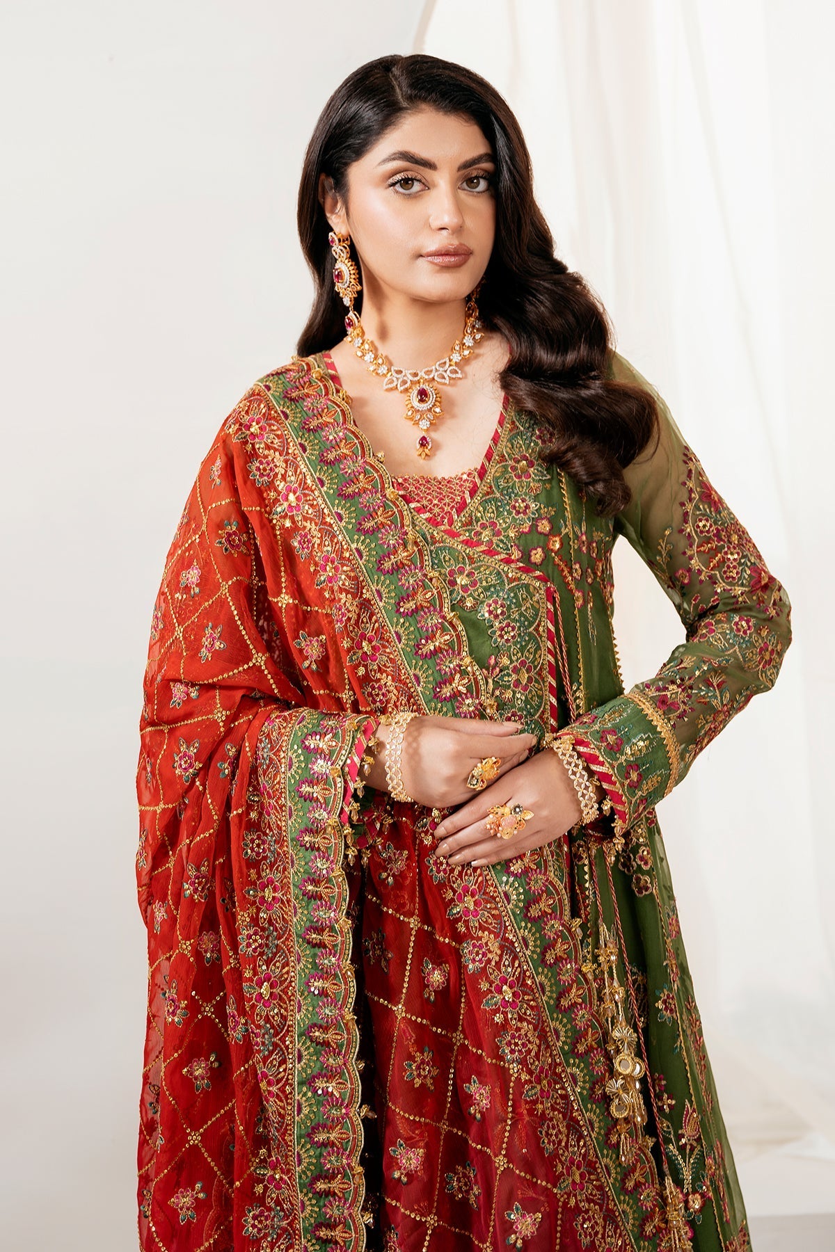 Baroque | Formal Collection | UF-4037 by Baroque - Designer Dress  - Type : Ladies Clothes - Available at Libayah - 100% Original 