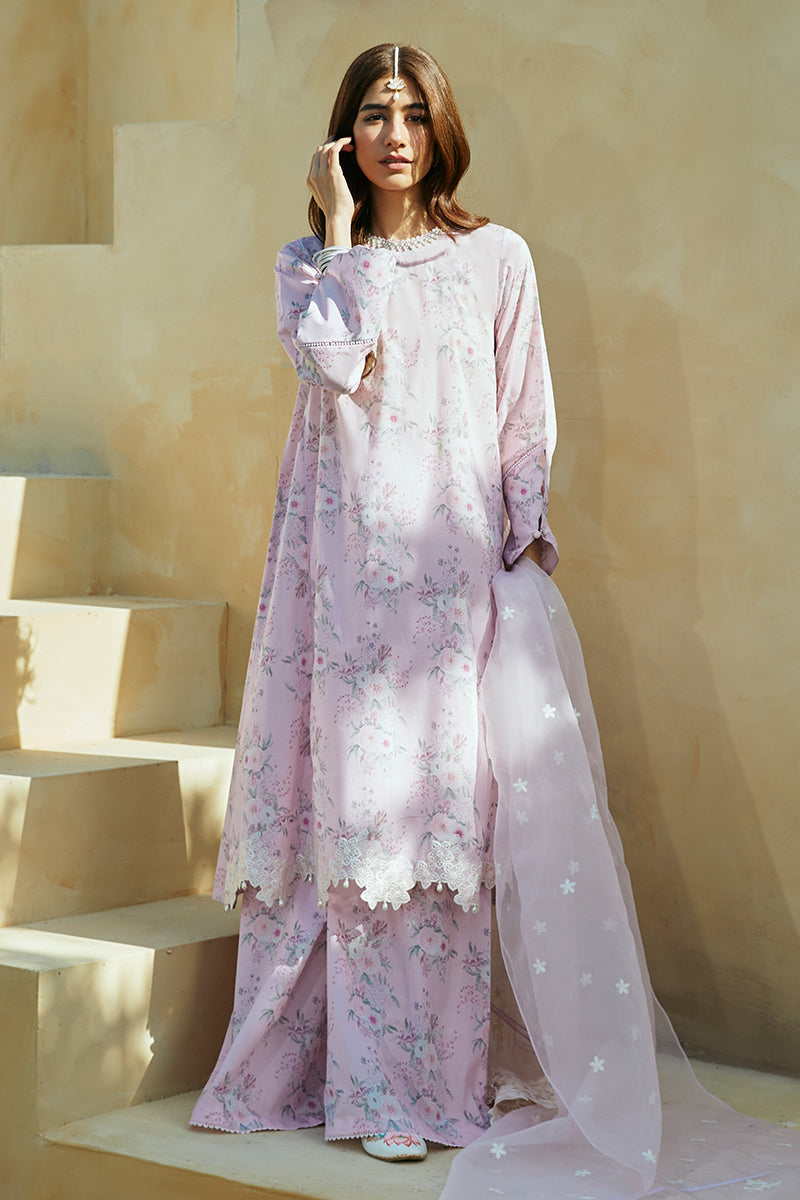 Cross Stitch | Premium Lawn 24 | SHADOW BERRY by Cross Stitch - Designer Dress - Type: Ladies Clothes - Available at Libayah - 100% Original