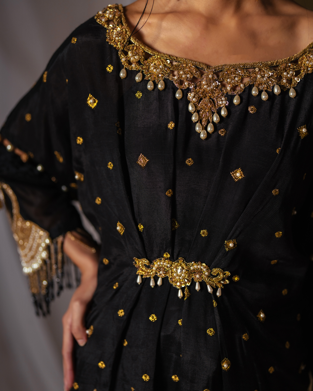 Vasal | Zyra Luxe Pret 26 | Black Orchid by Vasal - Designer Dress  - Type : Ladies Clothes - Available at Libayah - 100% Original 