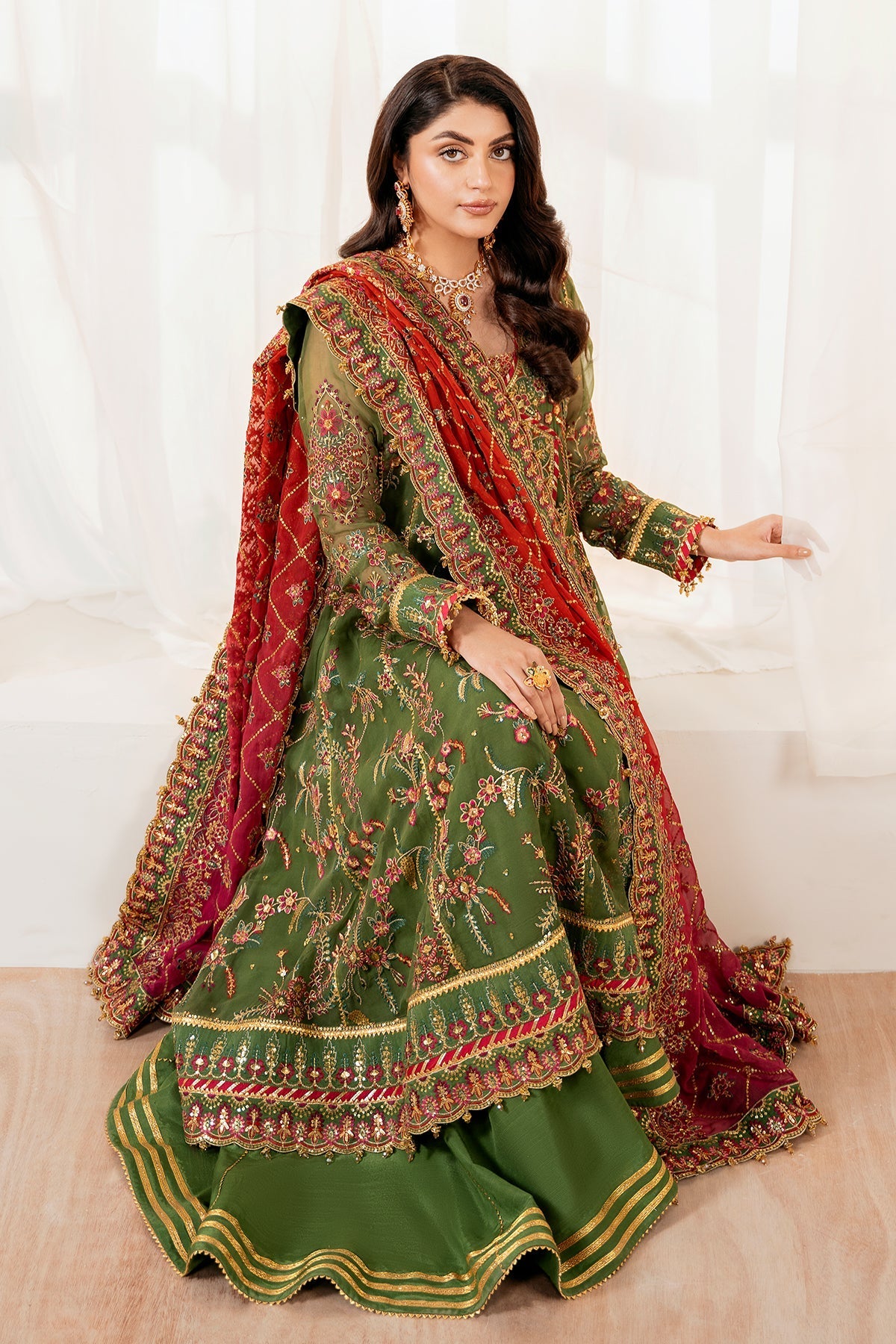 Baroque | Formal Collection | UF-4037 by Baroque - Designer Dress  - Type : Ladies Clothes - Available at Libayah - 100% Original 