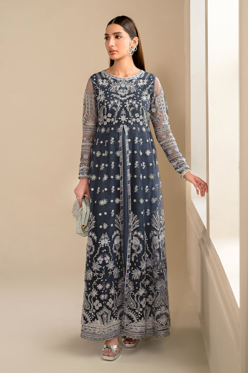 Baroque | Luxury Pret 24 | NET UF-621 by Baroque - Designer Dress - Type: Ladies Clothes - Available at Libayah - 100% Original