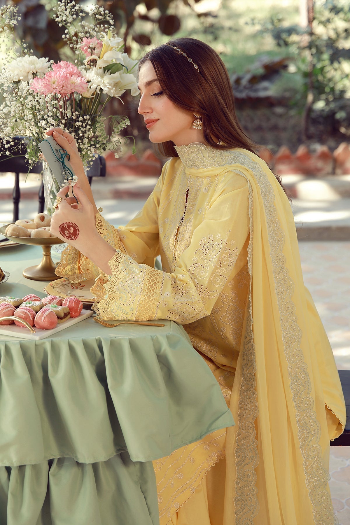 Sahar | Festive Edit 26 | Butterlicious by Sahar - Designer Dress  - Type : Ladies Clothes - Available at Libayah - 100% Original 