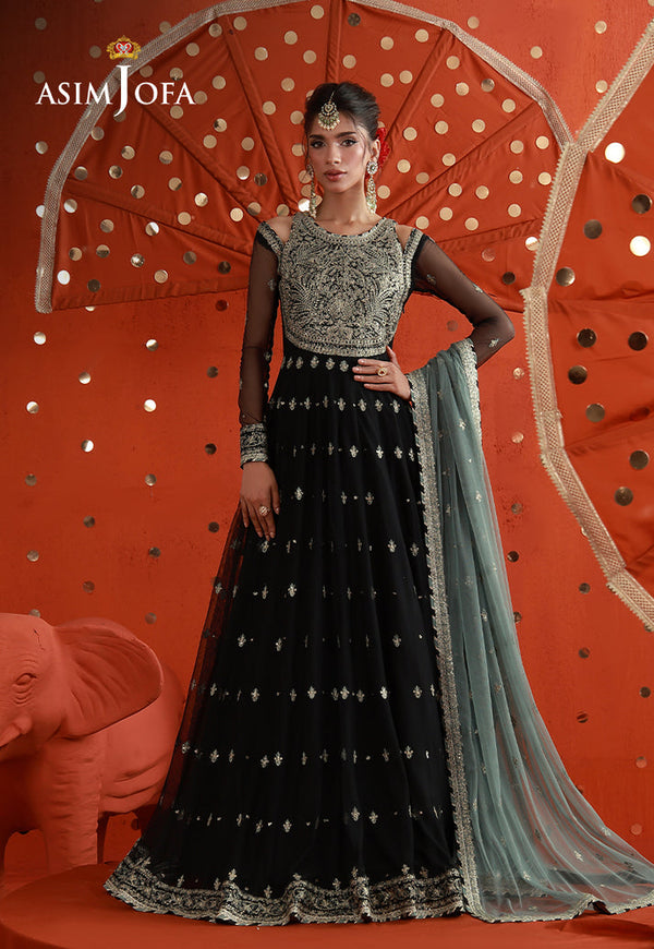 Asim Jofa | Luxury Festive 26 | AJULFB-09 by Asim Jofa - Designer Dress  - Type : Ladies Clothes - Available at Libayah - 100% Original 