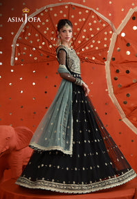 Asim Jofa | Luxury Festive 26 | AJULFB-09 by Asim Jofa - Designer Dress  - Type : Ladies Clothes - Available at Libayah - 100% Original 