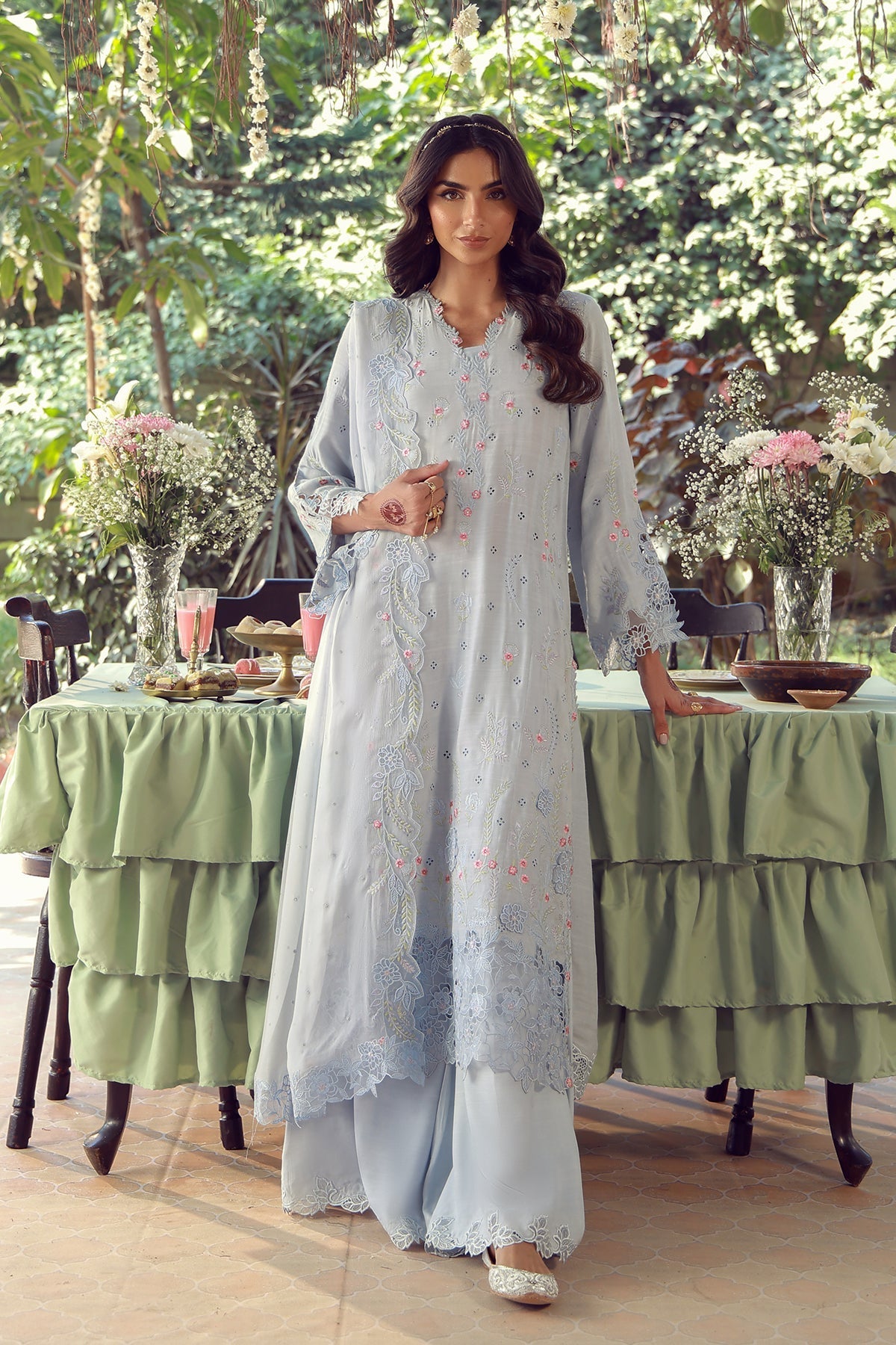 Sahar | Festive Edit 26 | Bluebell Serenade by Sahar - Designer Dress  - Type : Ladies Clothes - Available at Libayah - 100% Original 