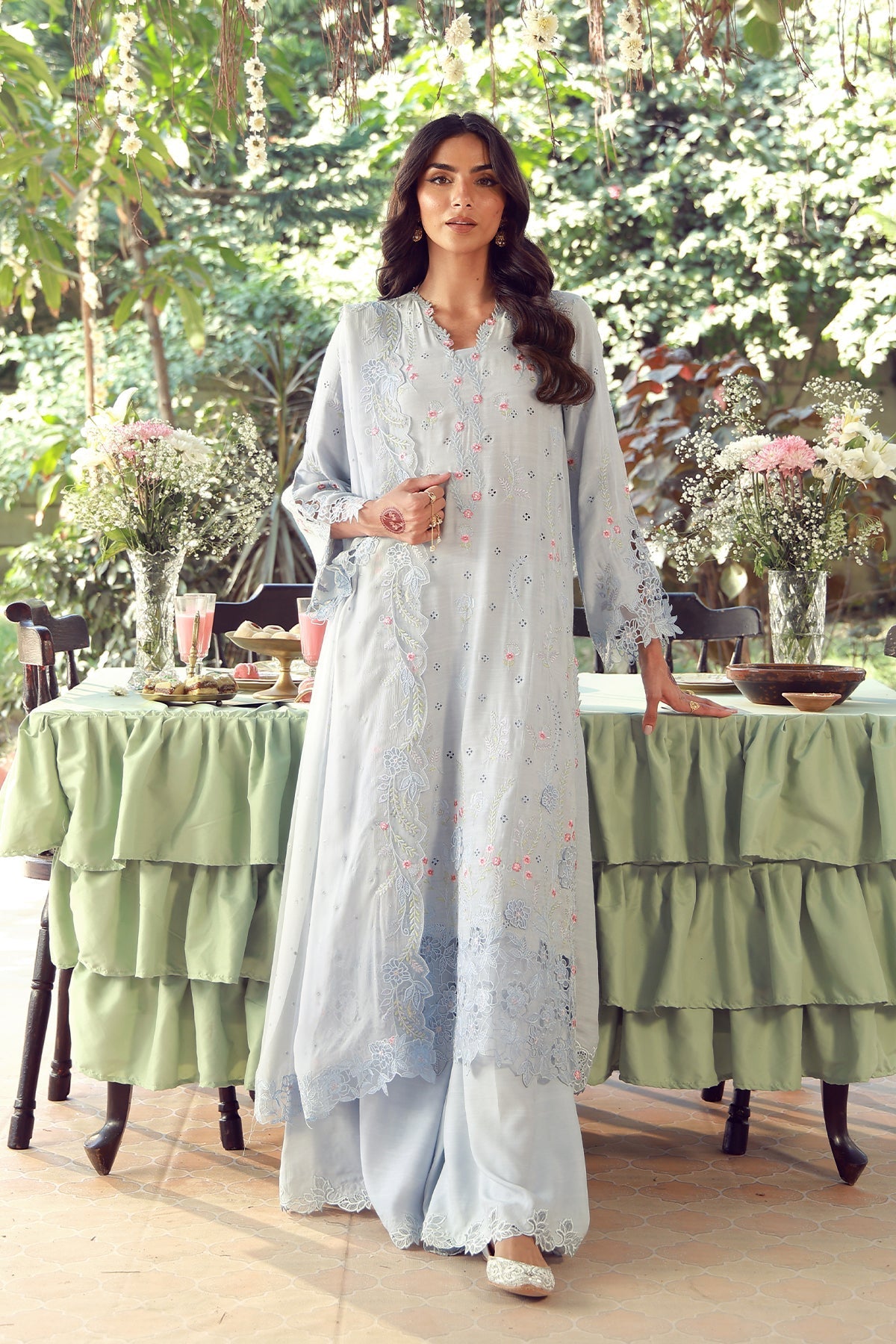 Sahar | Festive Edit 26 | Bluebell Serenade by Sahar - Designer Dress  - Type : Ladies Clothes - Available at Libayah - 100% Original 