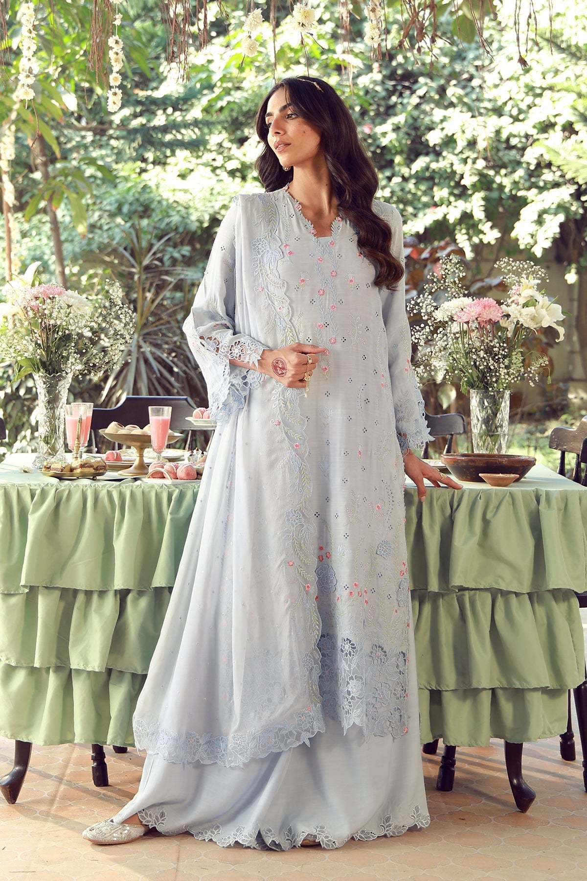 Sahar | Festive Edit 26 | Bluebell Serenade by Sahar - Designer Dress  - Type : Ladies Clothes - Available at Libayah - 100% Original 