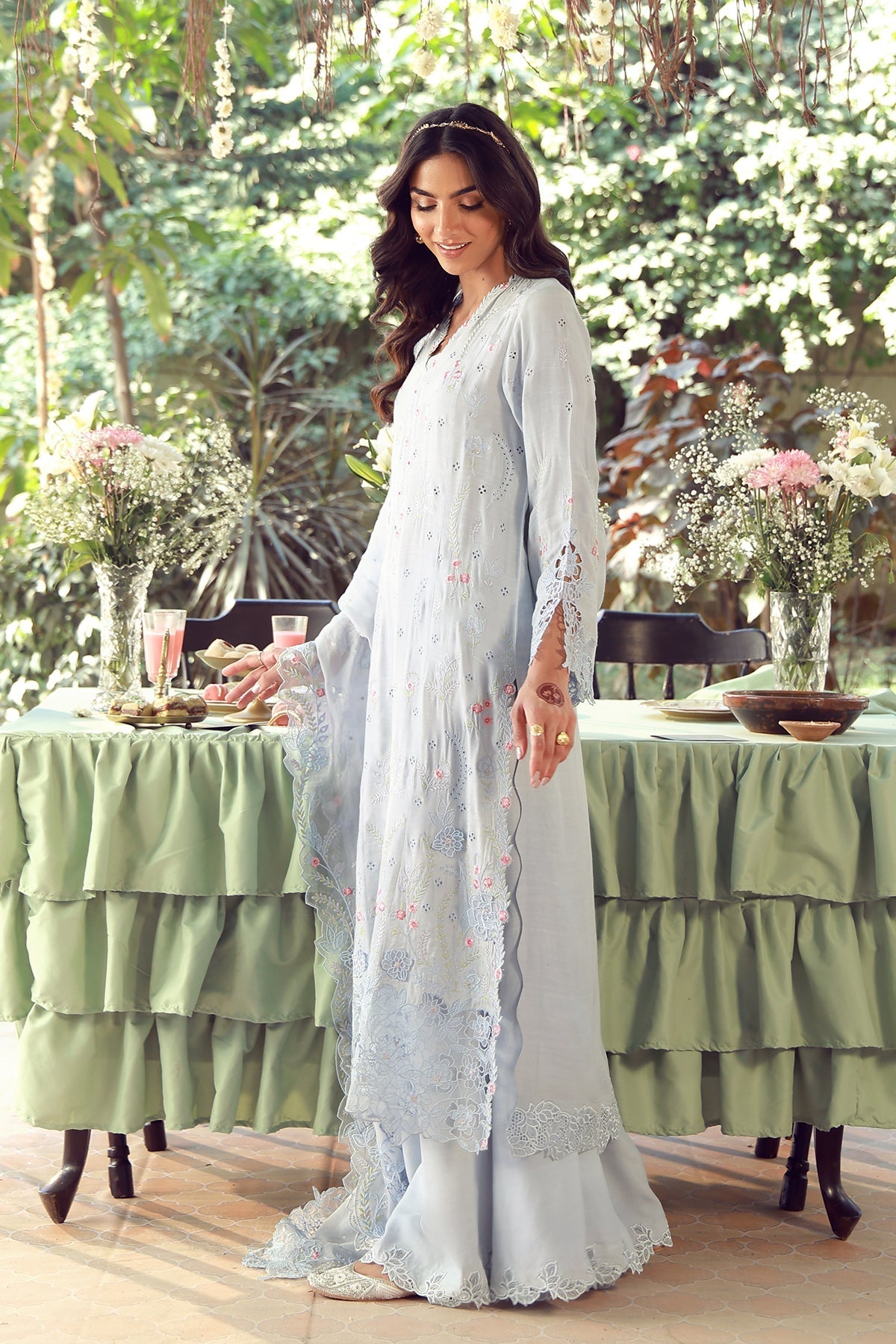 Sahar | Festive Edit 26 | Bluebell Serenade by Sahar - Designer Dress  - Type : Ladies Clothes - Available at Libayah - 100% Original 