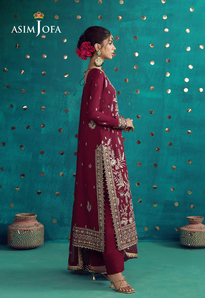 Asim Jofa | Luxury Festive 26 | AJULFB-08 by Asim Jofa - Designer Dress  - Type : Ladies Clothes - Available at Libayah - 100% Original 
