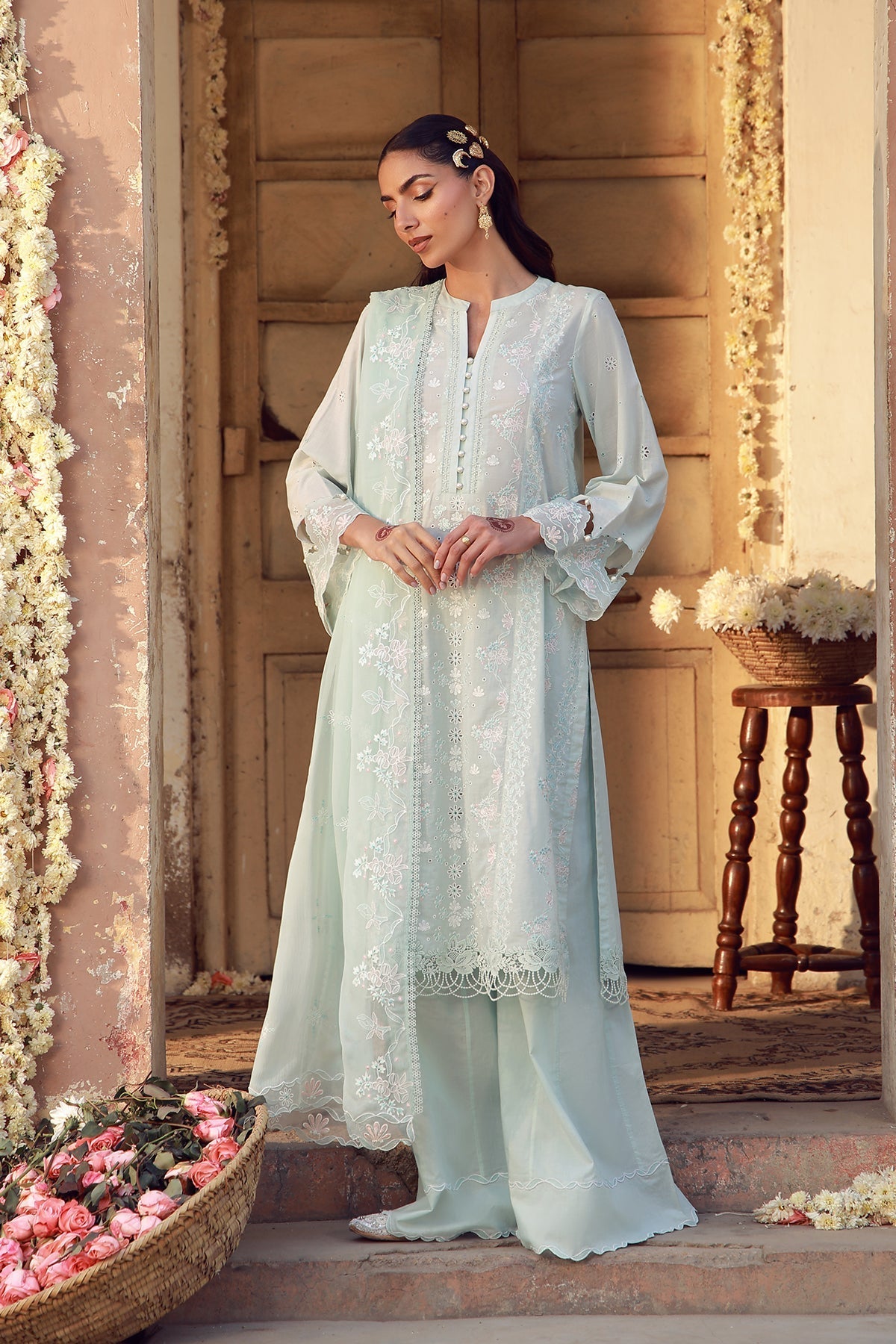 Sahar | Festive Edit 26 | Mist Of Marrakech by Sahar - Designer Dress  - Type : Ladies Clothes - Available at Libayah - 100% Original 