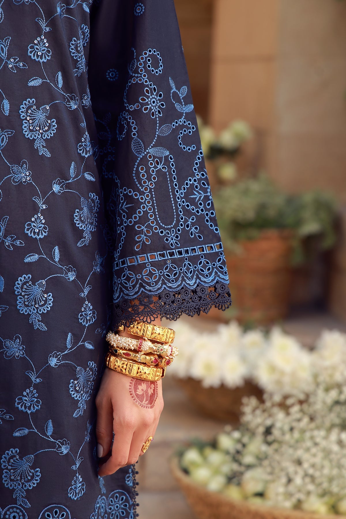 Sahar | Festive Edit 26 | Nocturne Indigo by Sahar - Designer Dress  - Type : Ladies Clothes - Available at Libayah - 100% Original 