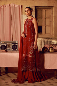 Sahar | Festive Edit 26 | Crimson Carnival by Sahar - Designer Dress  - Type : Ladies Clothes - Available at Libayah - 100% Original 