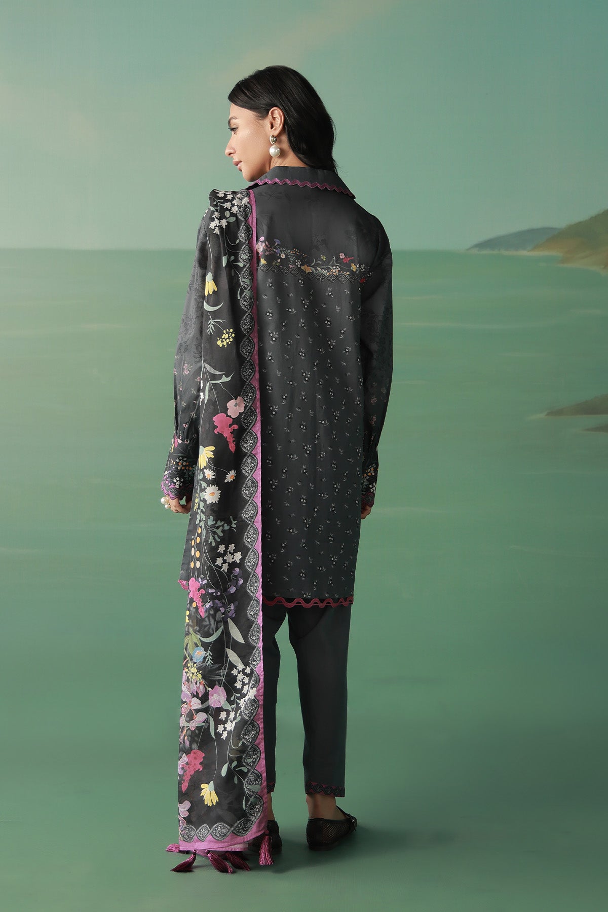 Sahar | Zyra Fall 26 | Mosaelle by Sahar - Designer Dress  - Type : Ladies Clothes - Available at Libayah - 100% Original 
