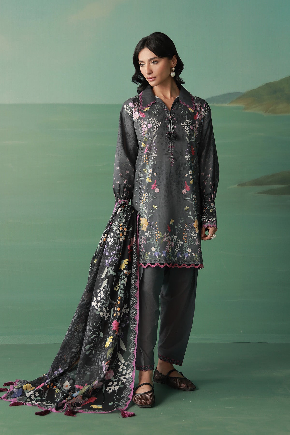 Sahar | Zyra Fall 26 | Mosaelle by Sahar - Designer Dress  - Type : Ladies Clothes - Available at Libayah - 100% Original 