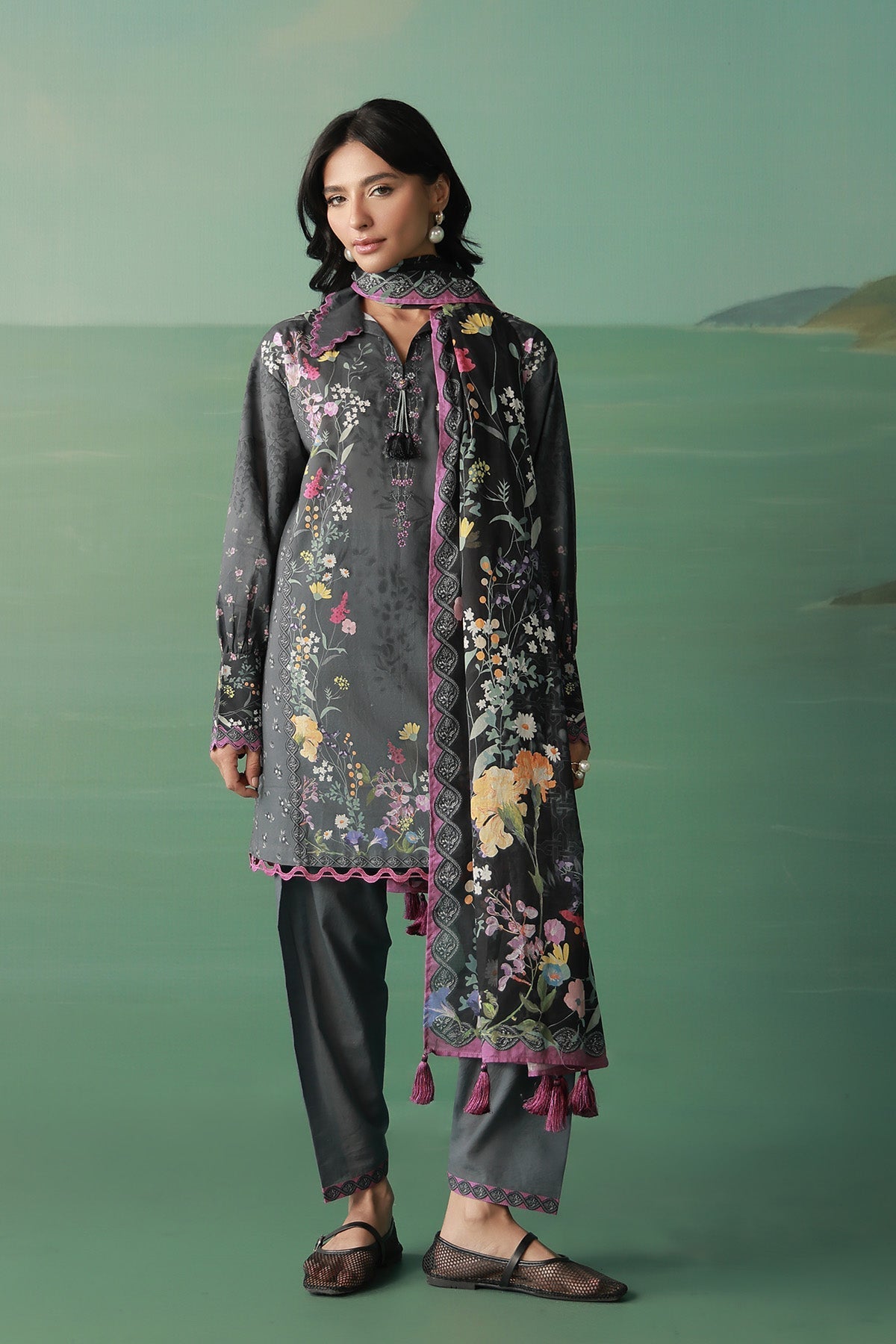 Sahar | Zyra Fall 26 | Mosaelle by Sahar - Designer Dress  - Type : Ladies Clothes - Available at Libayah - 100% Original 