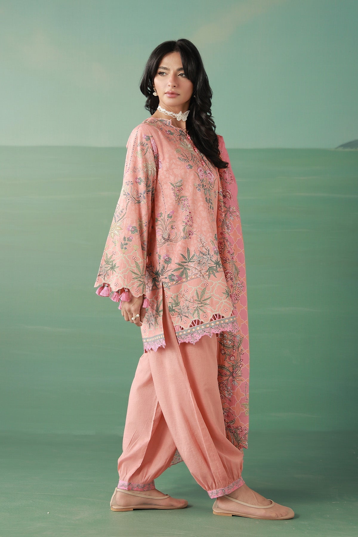 Sahar | Zyra Fall 26 |Peachvine by Sahar - Designer Dress  - Type : Ladies Clothes - Available at Libayah - 100% Original 