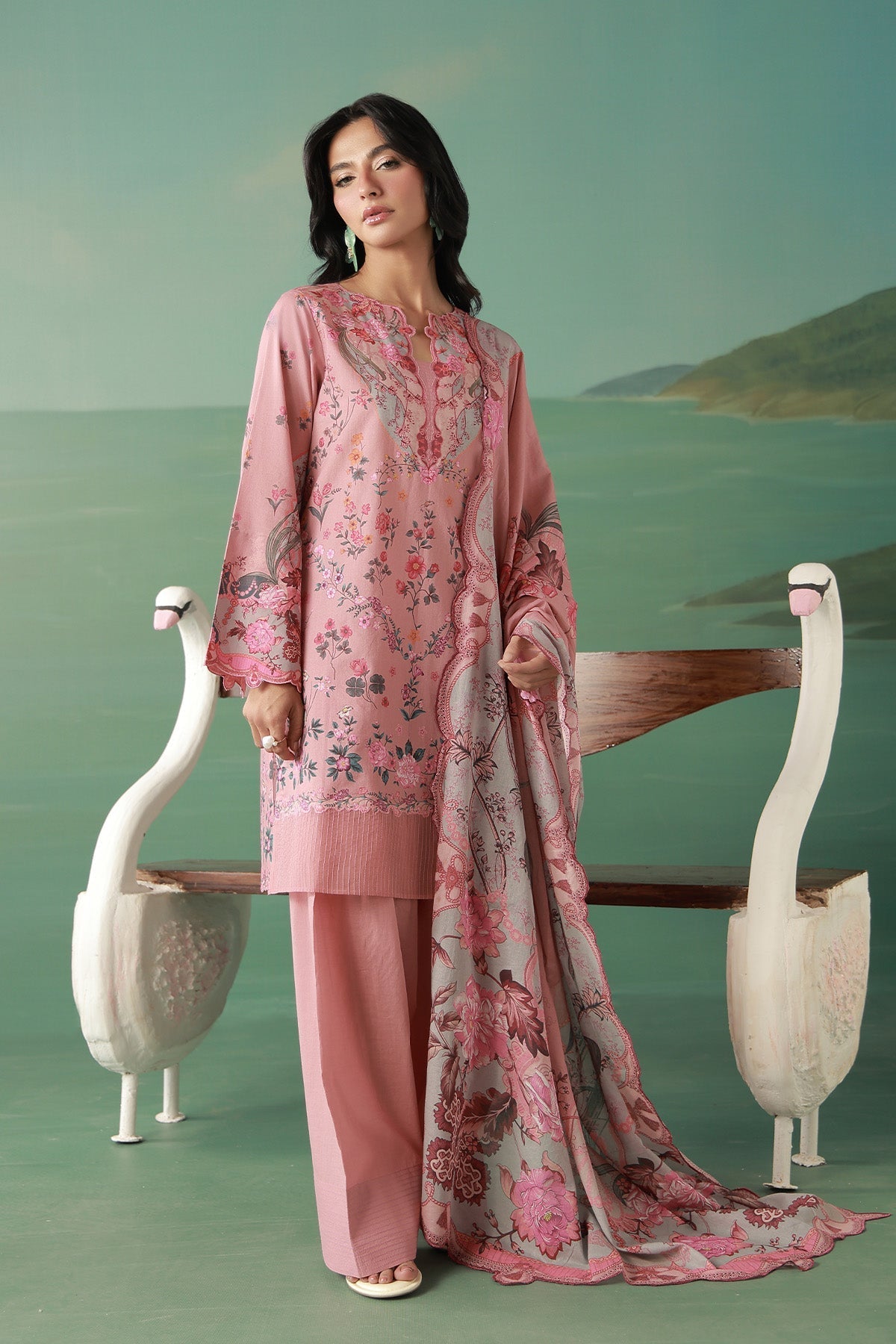 Sahar | Zyra Fall 26 |Rosavelle by Sahar - Designer Dress  - Type : Ladies Clothes - Available at Libayah - 100% Original 