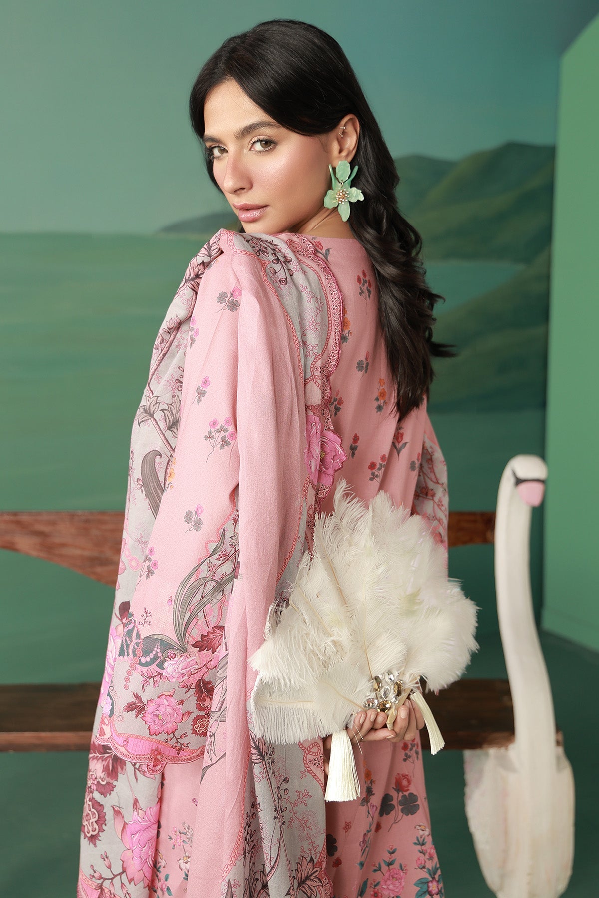 Sahar | Zyra Fall 26 |Rosavelle by Sahar - Designer Dress  - Type : Ladies Clothes - Available at Libayah - 100% Original 