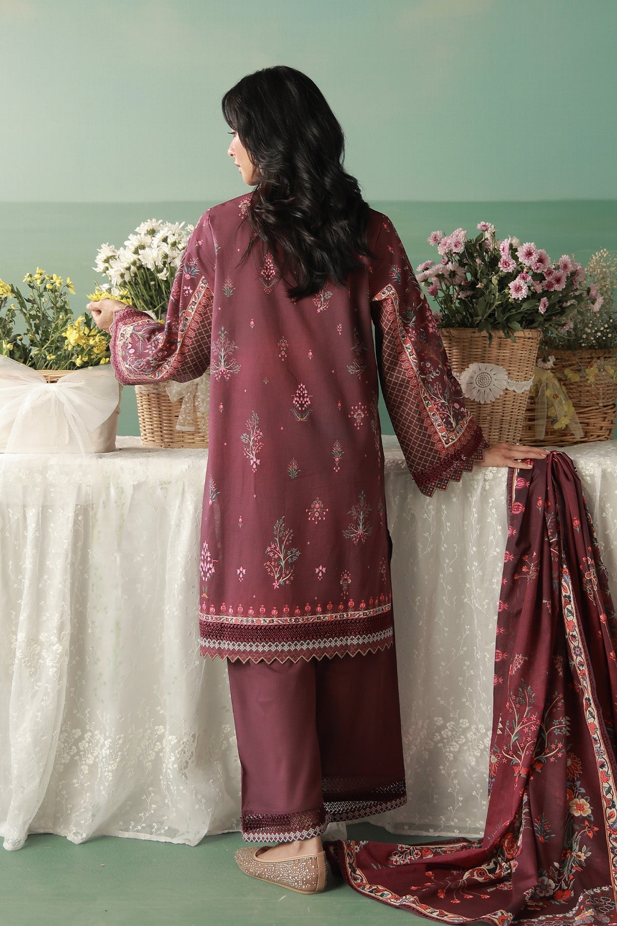 Sahar | Zyra Fall 26 |Merlotia by Sahar - Designer Dress  - Type : Ladies Clothes - Available at Libayah - 100% Original 