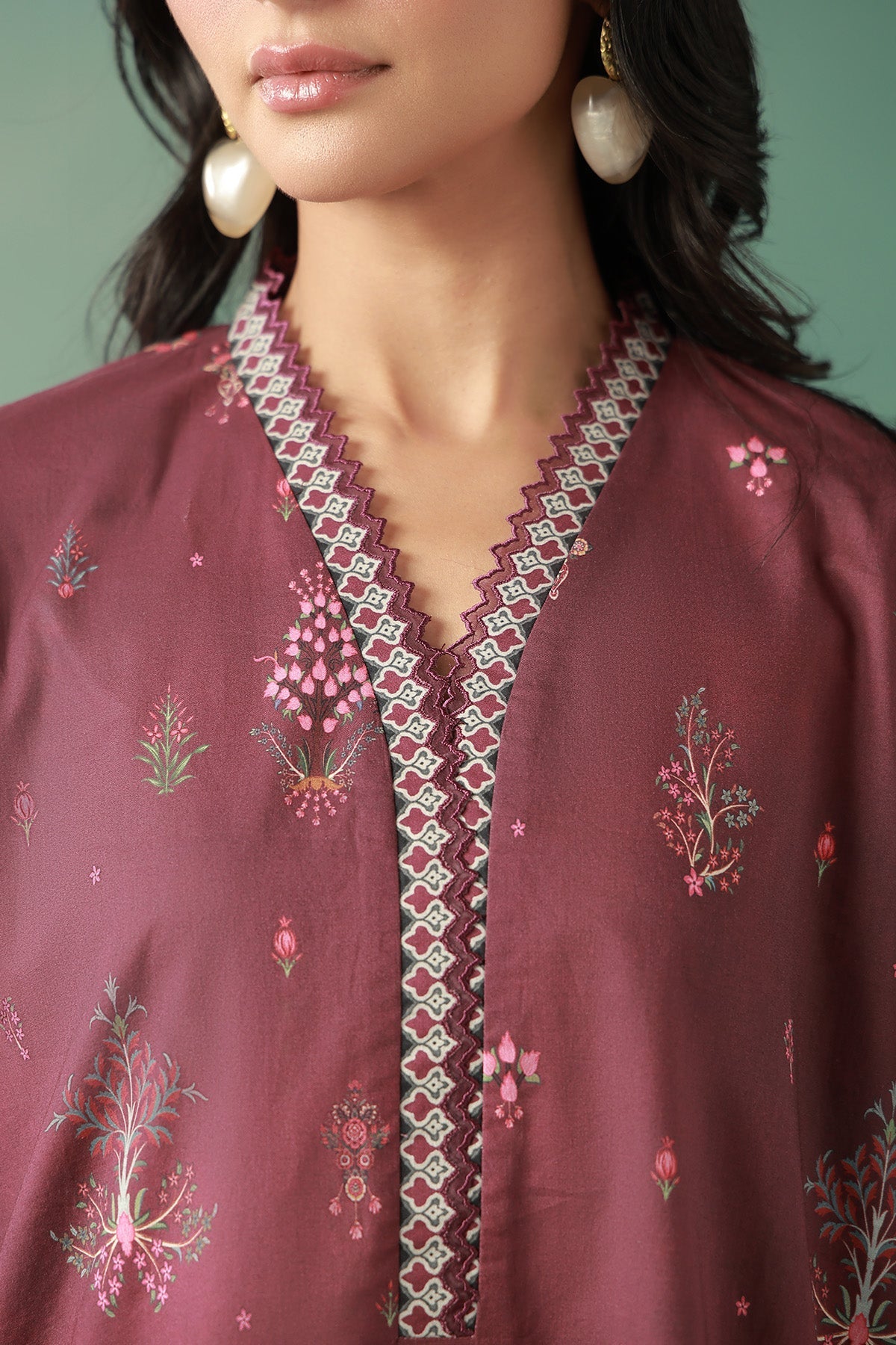 Sahar | Zyra Fall 26 |Merlotia by Sahar - Designer Dress  - Type : Ladies Clothes - Available at Libayah - 100% Original 