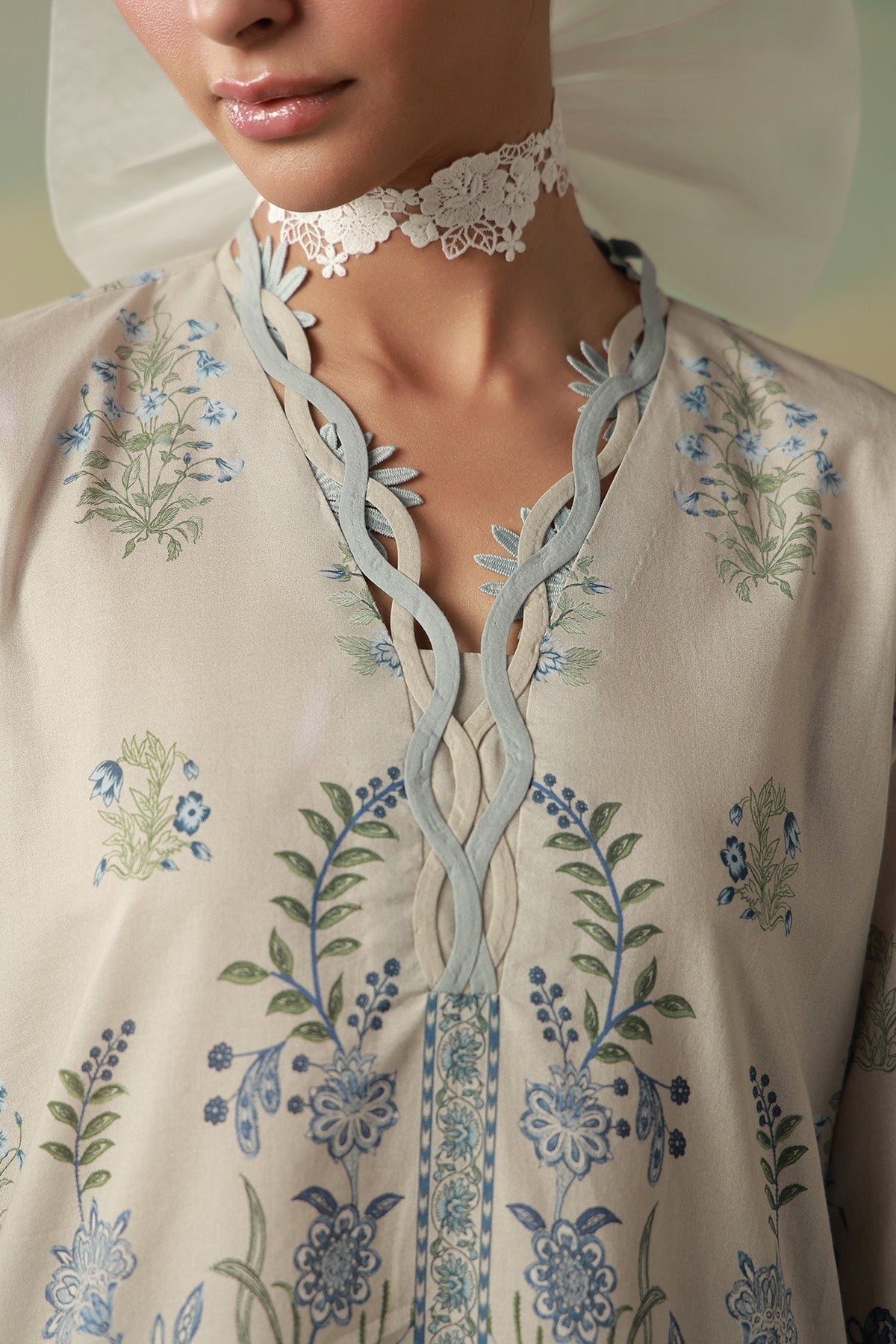 Sahar | Zyra Fall 26 |Fleurielle by Sahar - Designer Dress  - Type : Ladies Clothes - Available at Libayah - 100% Original 