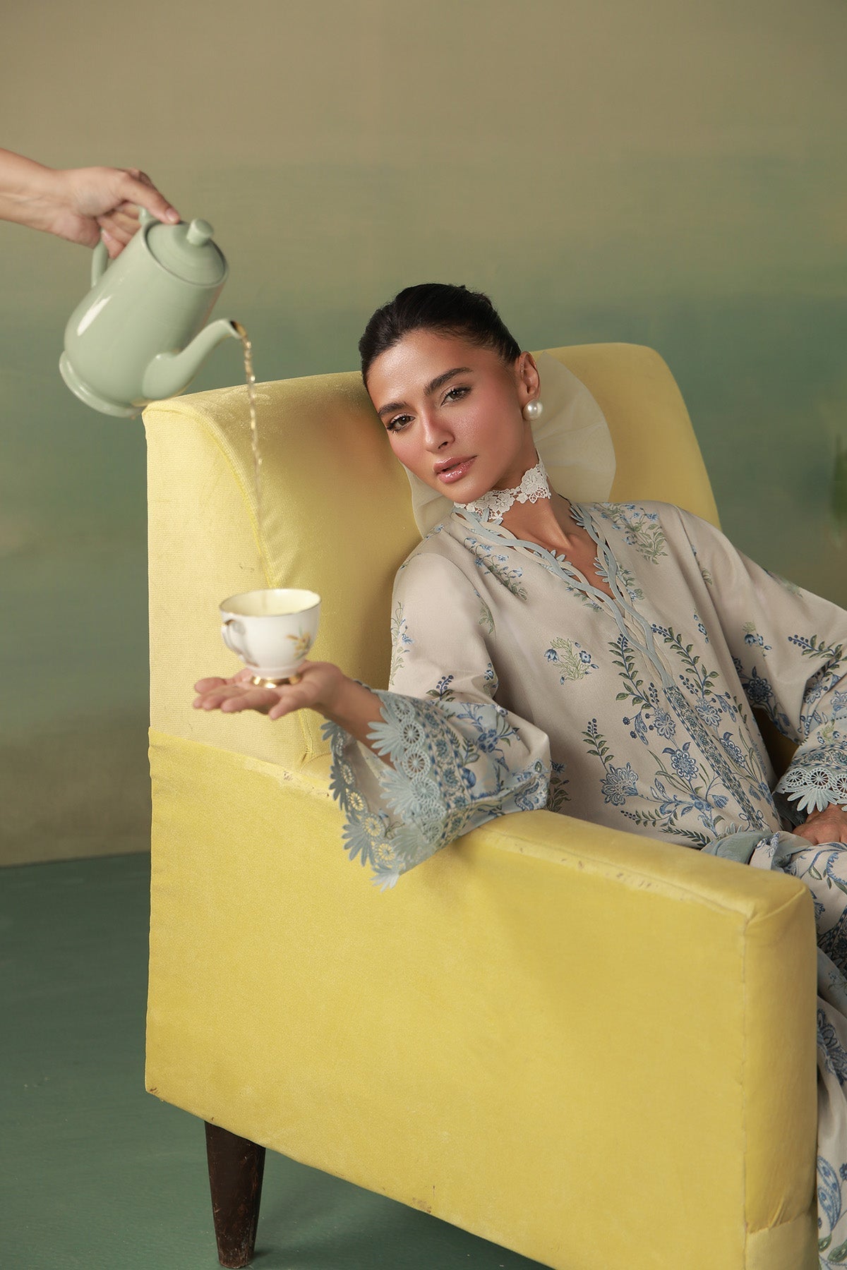 Sahar | Zyra Fall 26 |Fleurielle by Sahar - Designer Dress  - Type : Ladies Clothes - Available at Libayah - 100% Original 