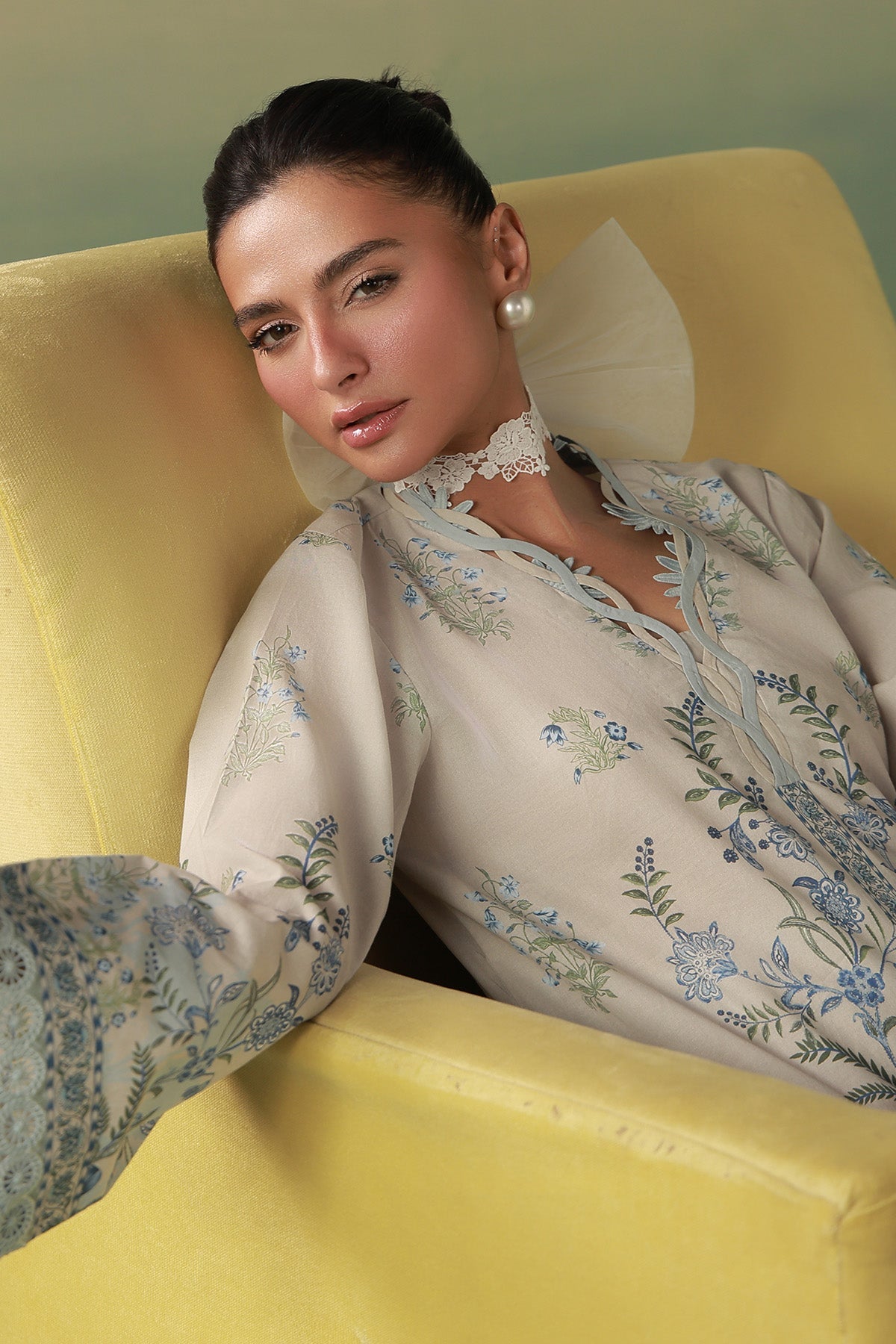 Sahar | Zyra Fall 26 |Fleurielle by Sahar - Designer Dress  - Type : Ladies Clothes - Available at Libayah - 100% Original 