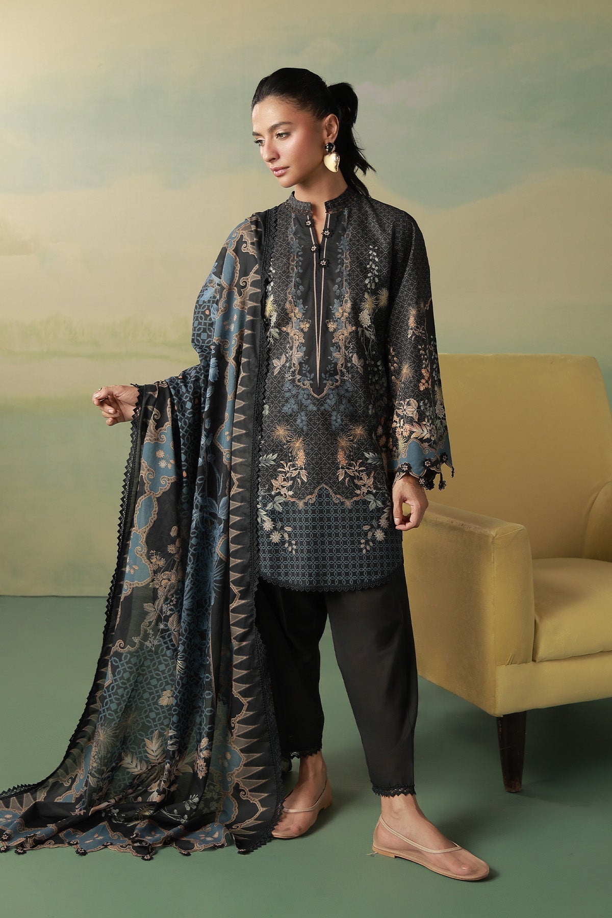 Sahar | Zyra Fall 26 |Noctelle by Sahar - Designer Dress  - Type : Ladies Clothes - Available at Libayah - 100% Original 