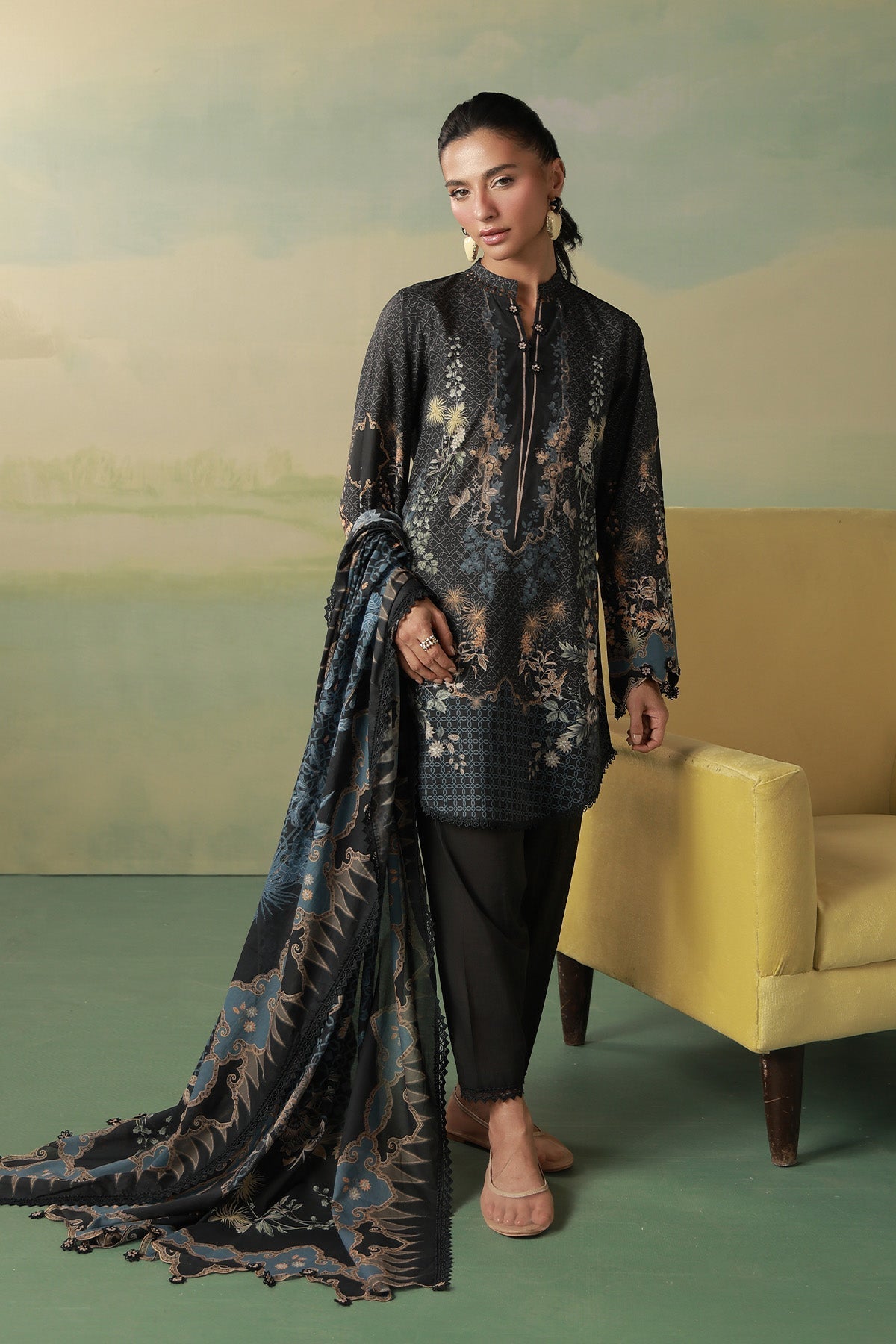 Sahar | Zyra Fall 26 |Noctelle by Sahar - Designer Dress  - Type : Ladies Clothes - Available at Libayah - 100% Original 