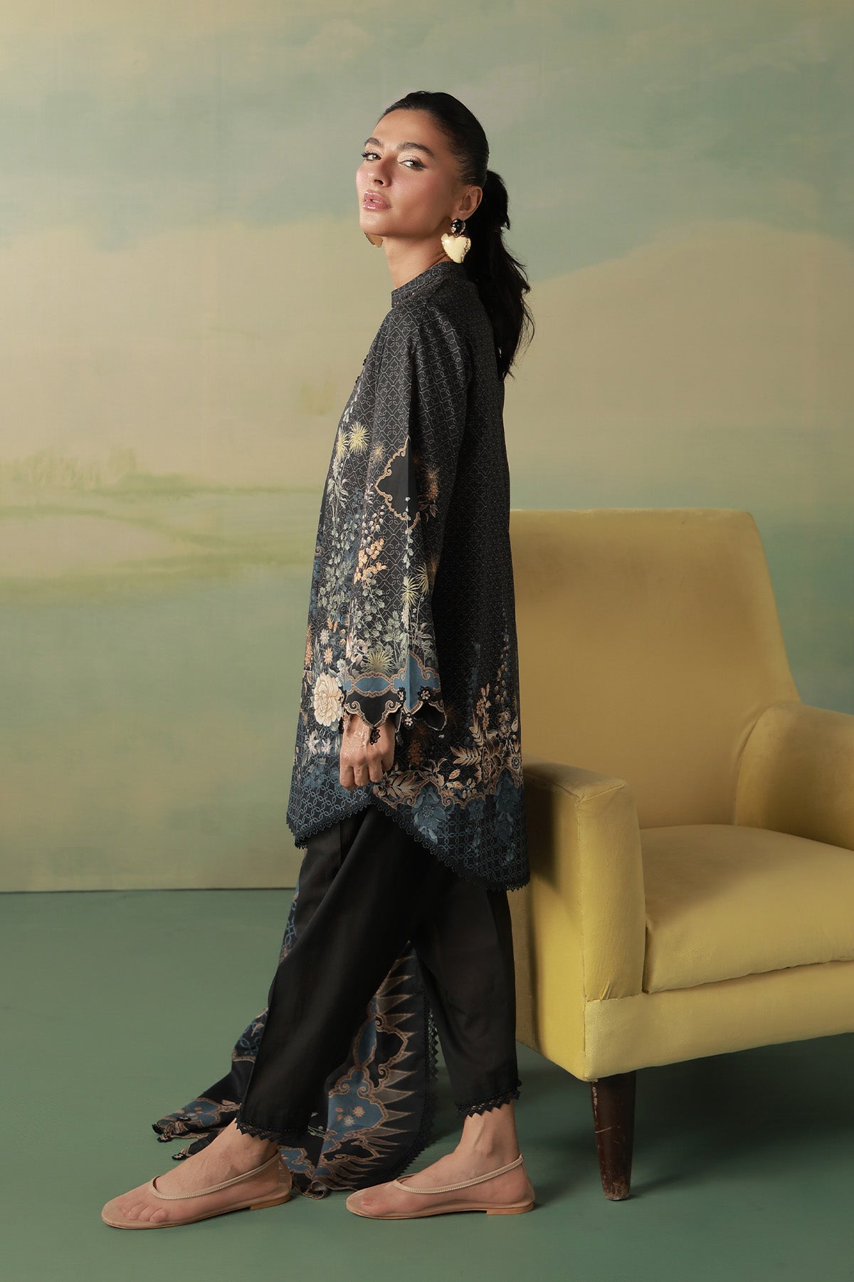 Sahar | Zyra Fall 26 |Noctelle by Sahar - Designer Dress  - Type : Ladies Clothes - Available at Libayah - 100% Original 