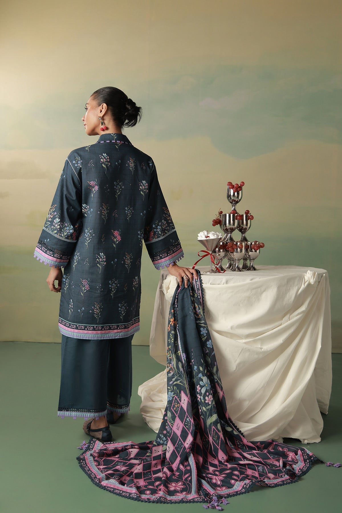 Sahar | Zyra Fall 26 |Indigelle by Sahar - Designer Dress  - Type : Ladies Clothes - Available at Libayah - 100% Original 