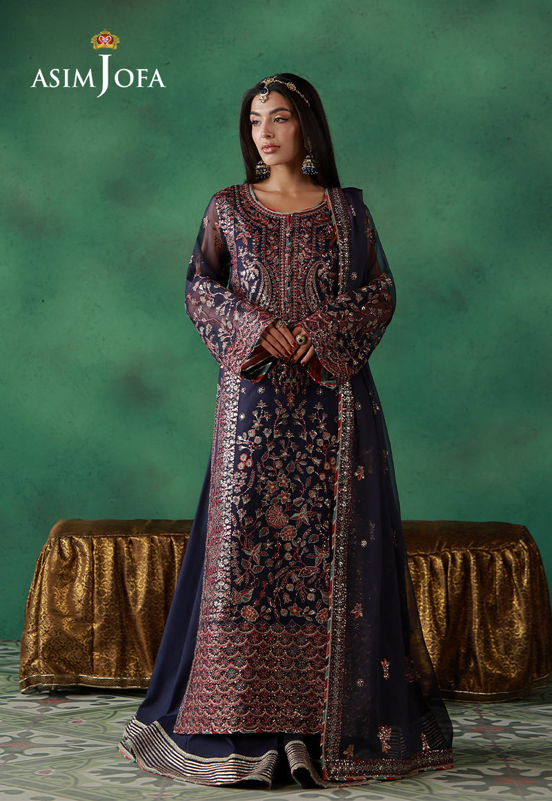 Asim Jofa | Wedding Festive Collection | AJULN-13 by Asim Jofa - Designer Dress  - Type : Ladies Clothes - Available at Libayah - 100% Original 