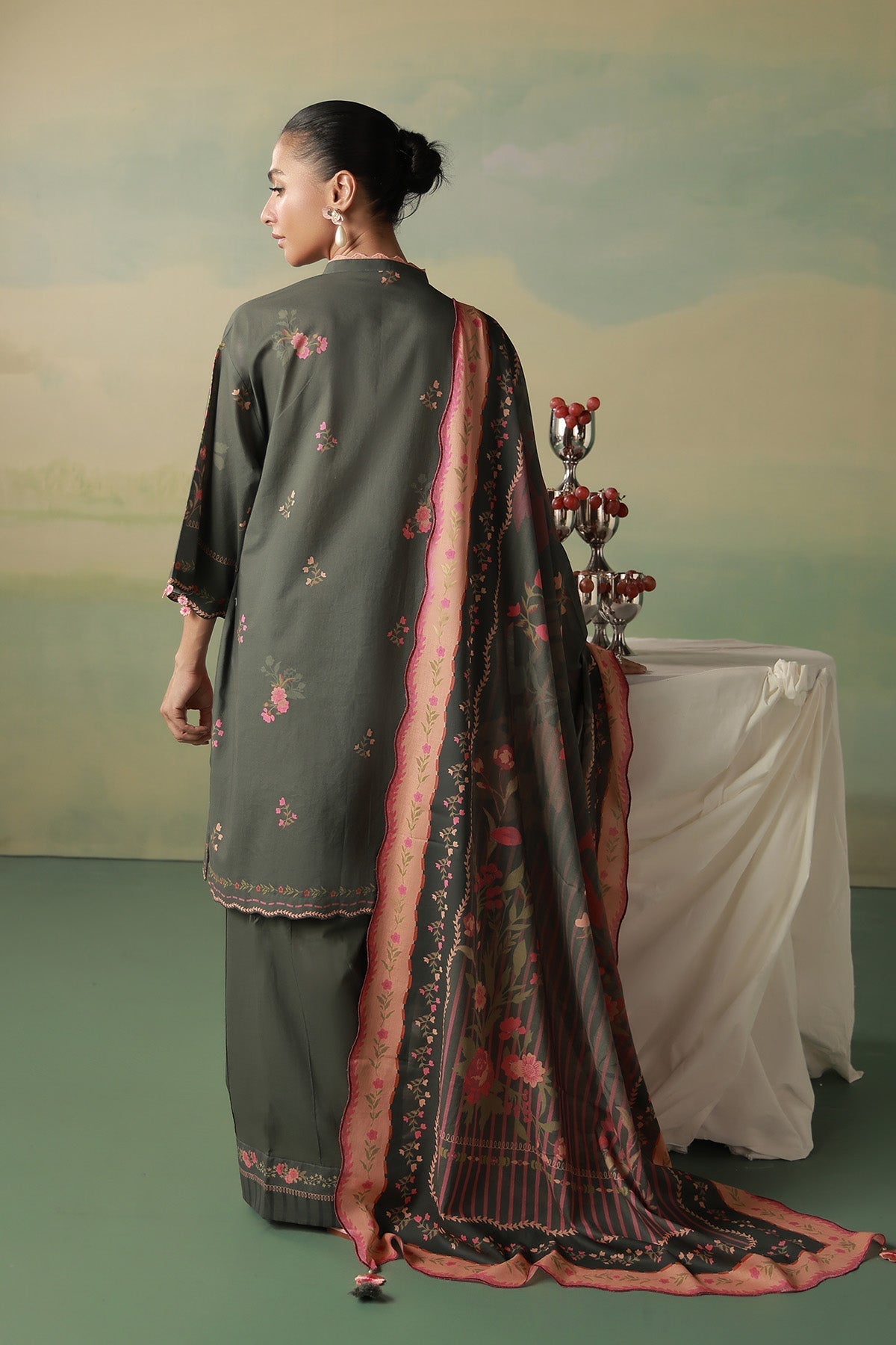 Sahar | Zyra Fall 26 |Veloura by Sahar - Designer Dress  - Type : Ladies Clothes - Available at Libayah - 100% Original 