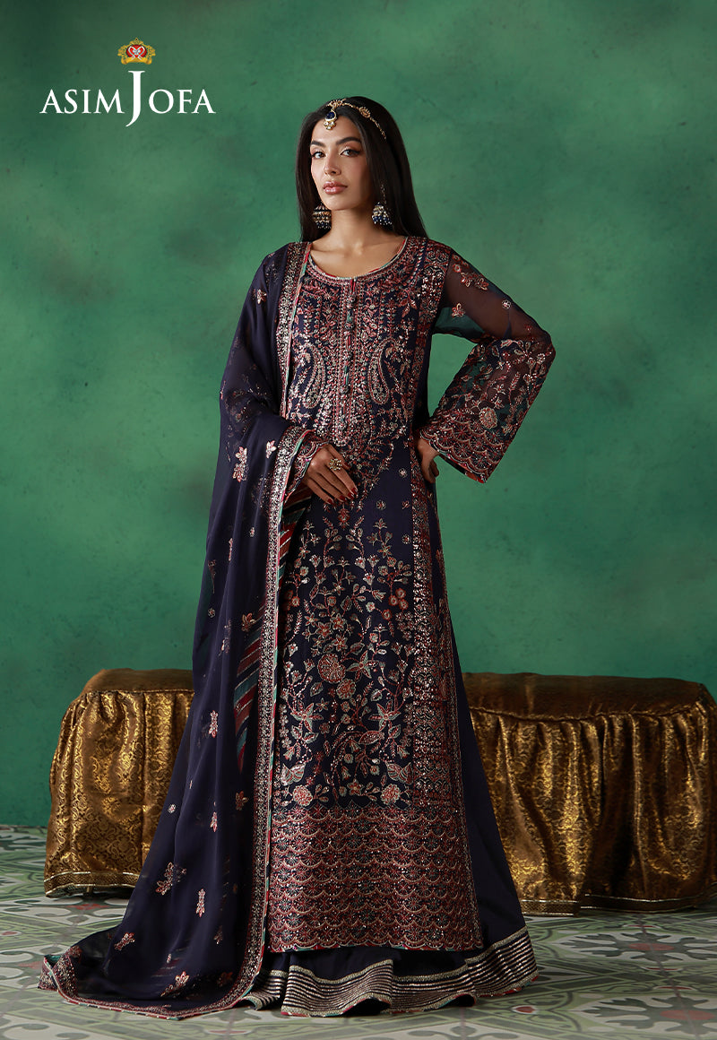 Asim Jofa | Wedding Festive Collection | AJULN-13 by Asim Jofa - Designer Dress  - Type : Ladies Clothes - Available at Libayah - 100% Original 