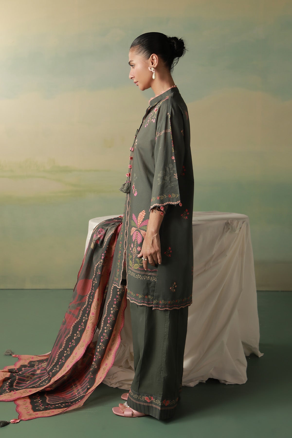 Sahar | Zyra Fall 26 |Veloura by Sahar - Designer Dress  - Type : Ladies Clothes - Available at Libayah - 100% Original 
